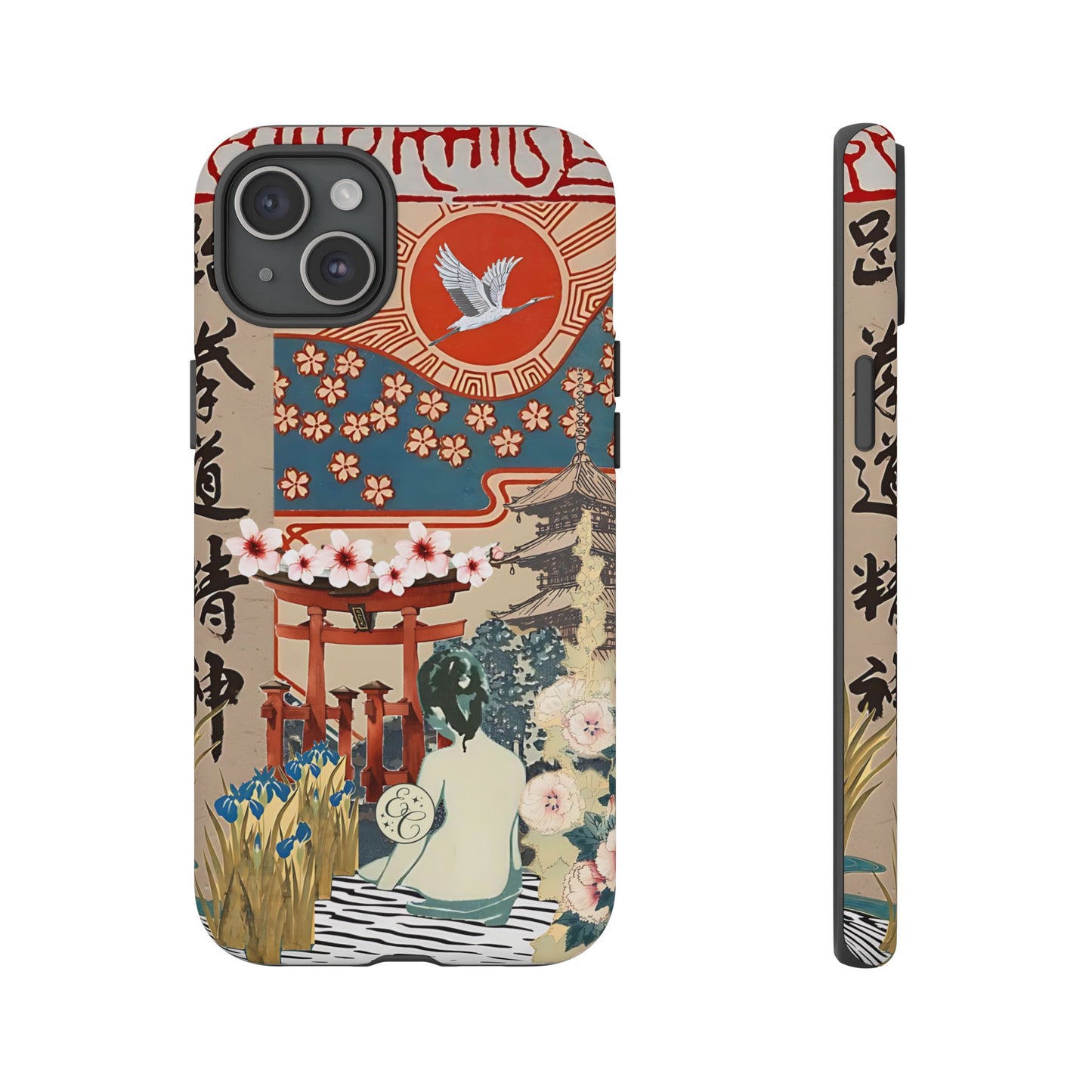Japanese Style Art Tough Phone Case