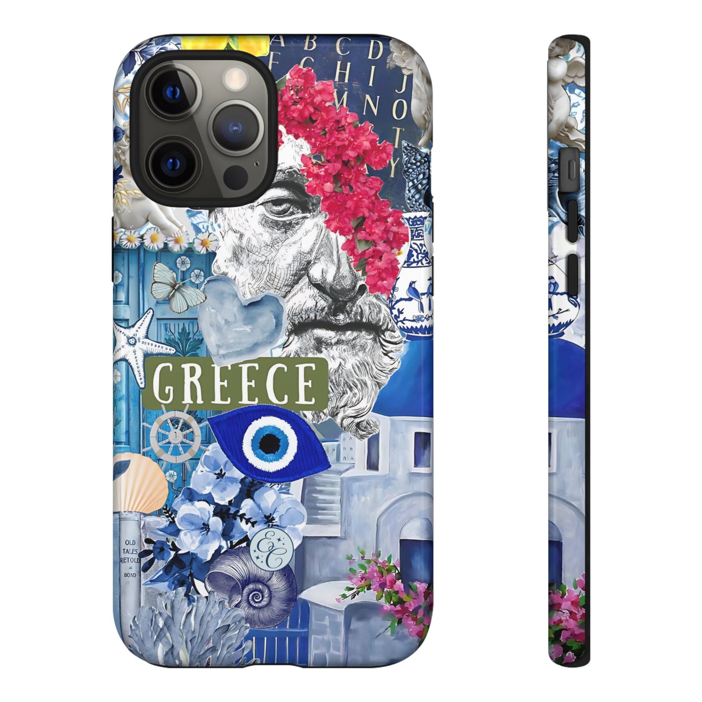 Greek Summer Collage Tough Phone Case