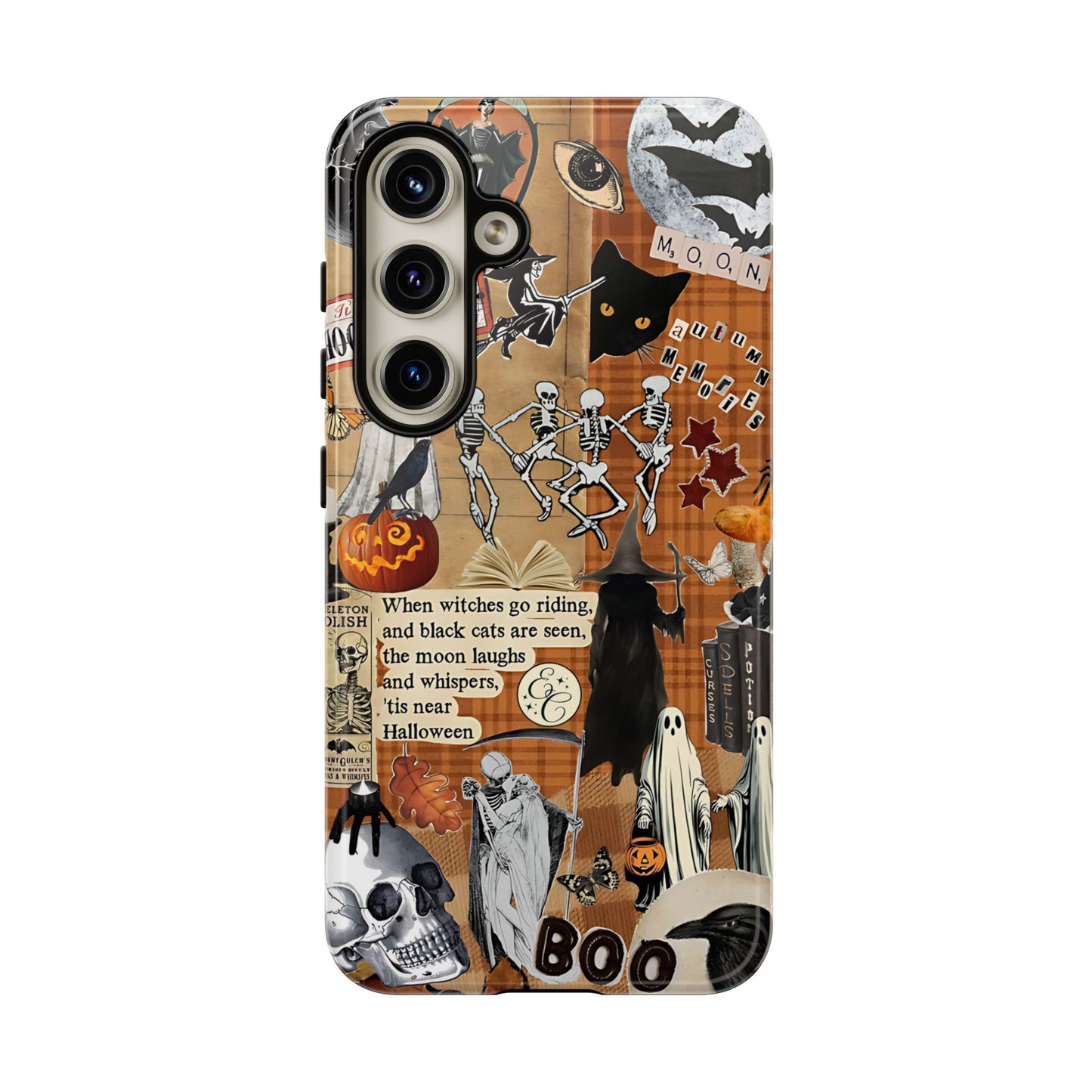 Halloween Spooky Collage Tough Phone Case