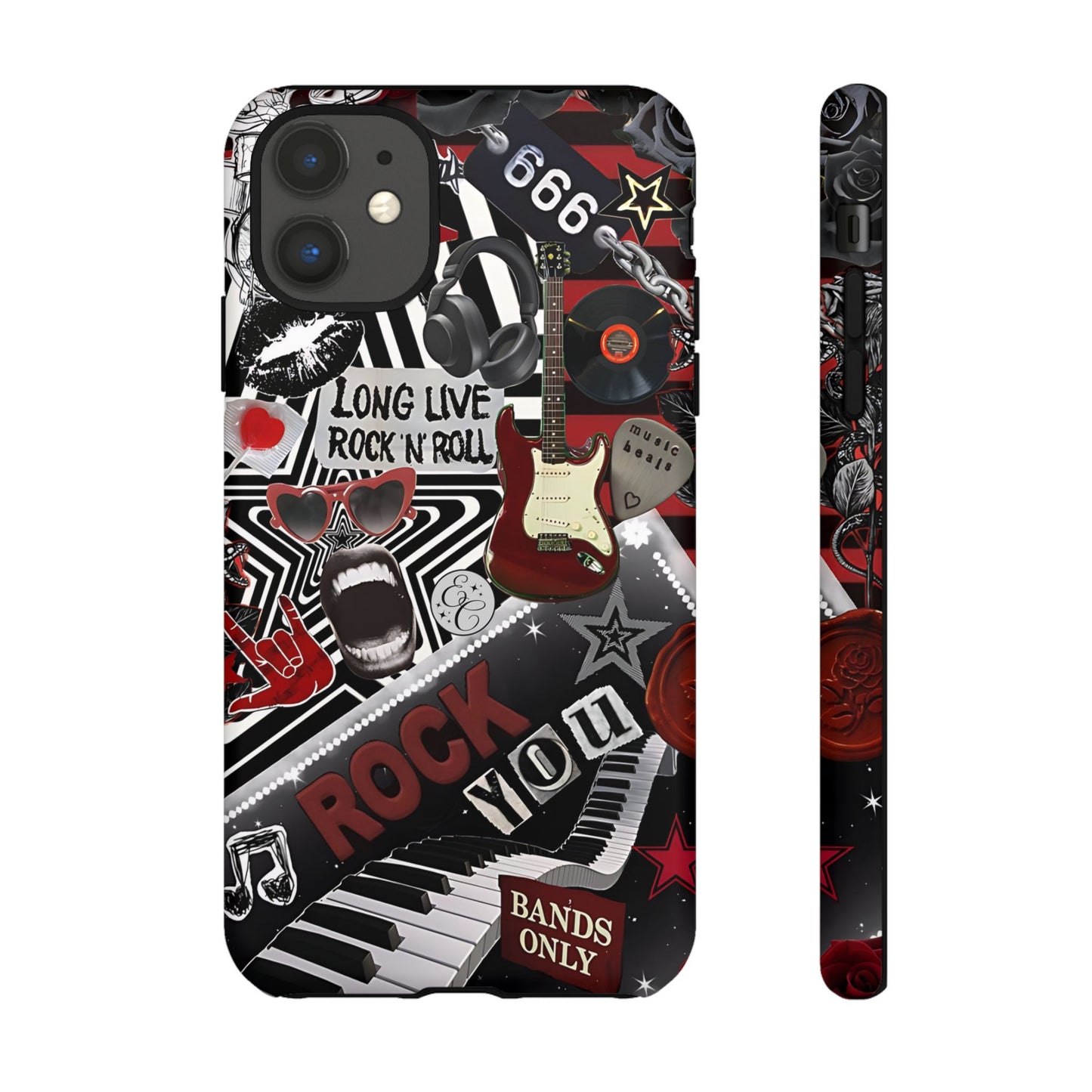 Rock and Roll Collage Tough Phone Case