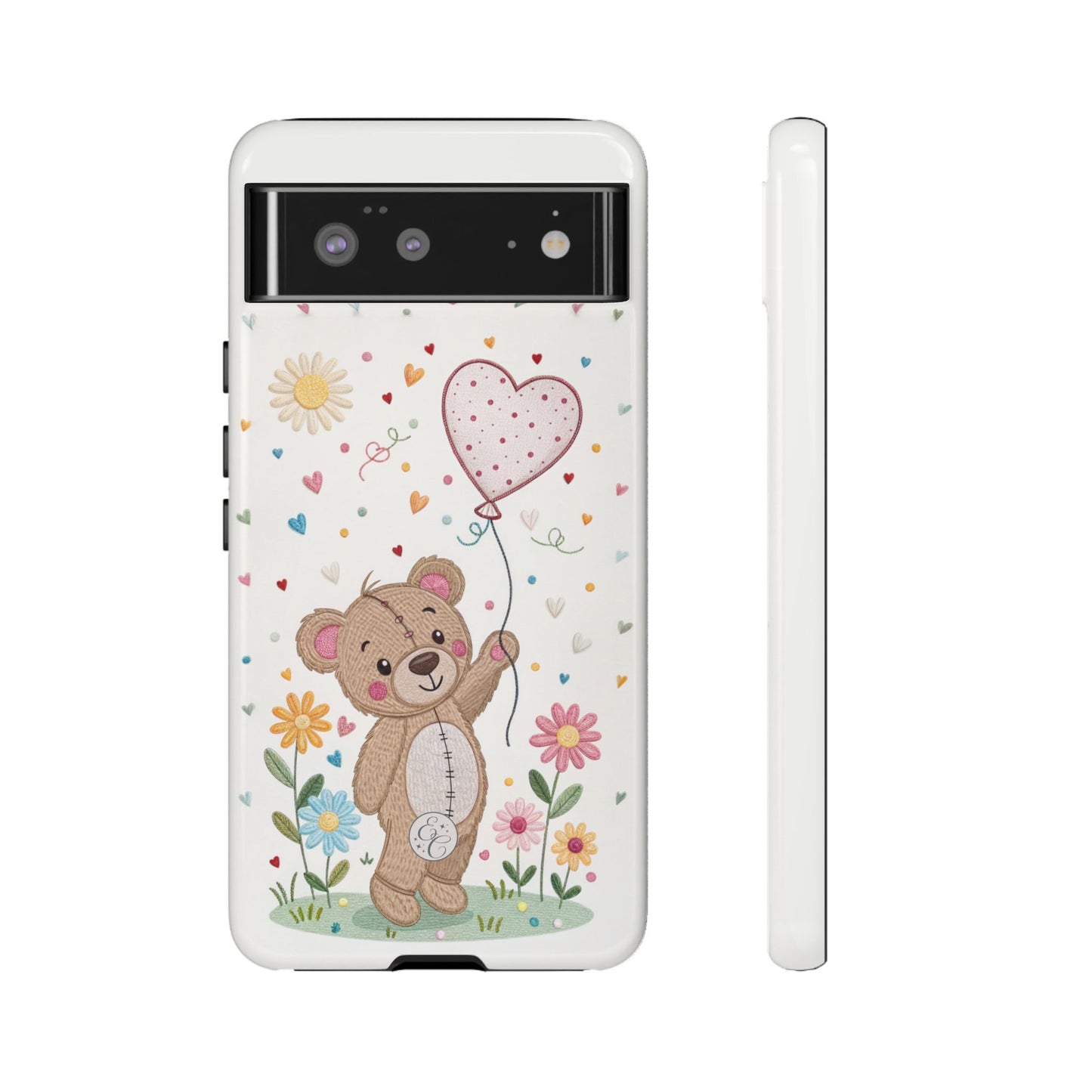 Cute Teddy Bear Tough Phone Case