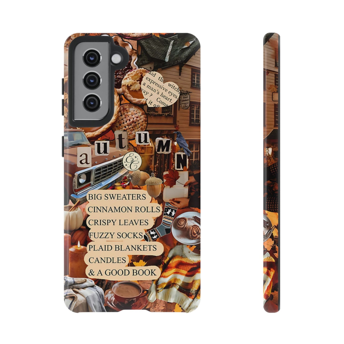 Autumn Aesthetic Collage Tough Phone Case