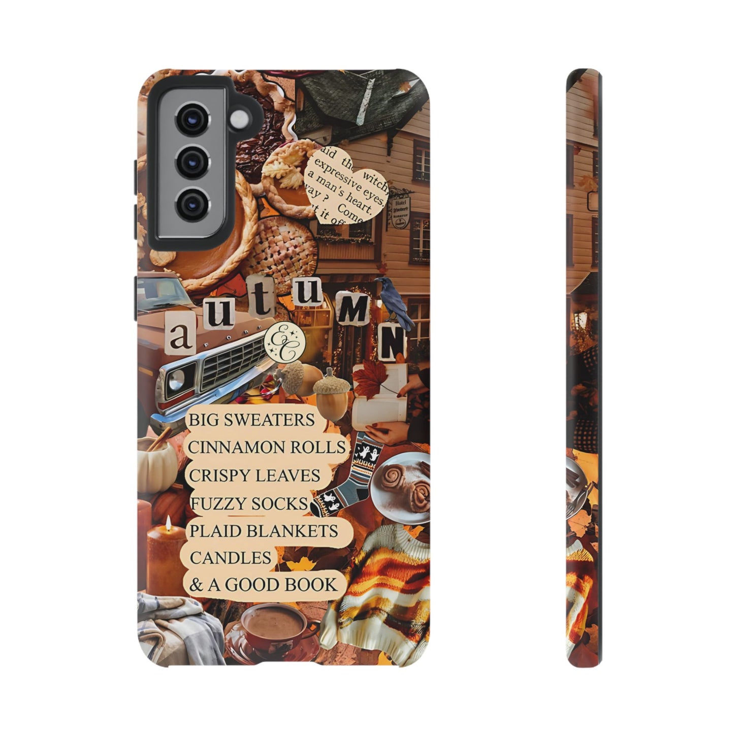 Autumn Aesthetic Collage Tough Phone Case