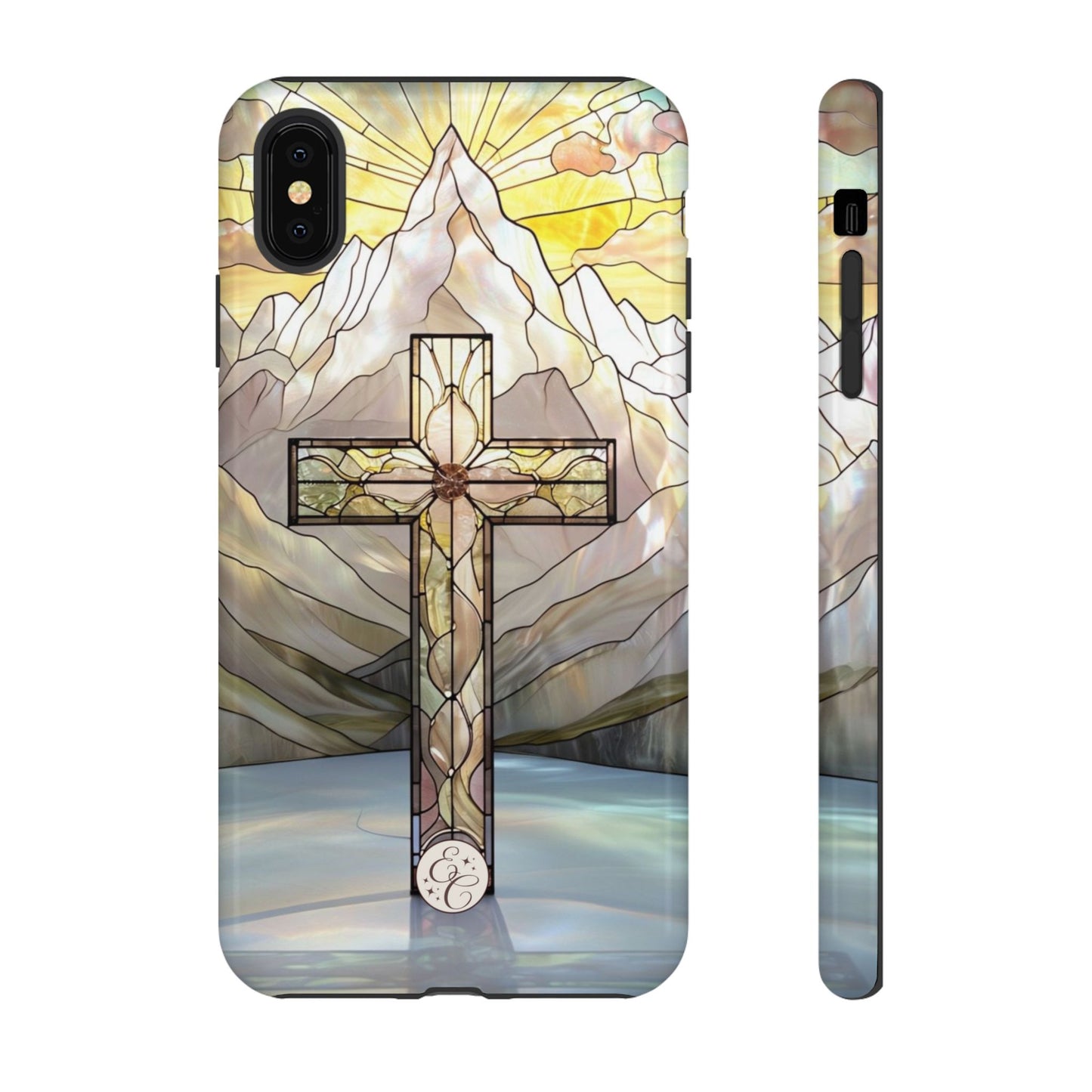 Stained Glass Cross Tough Phone Case