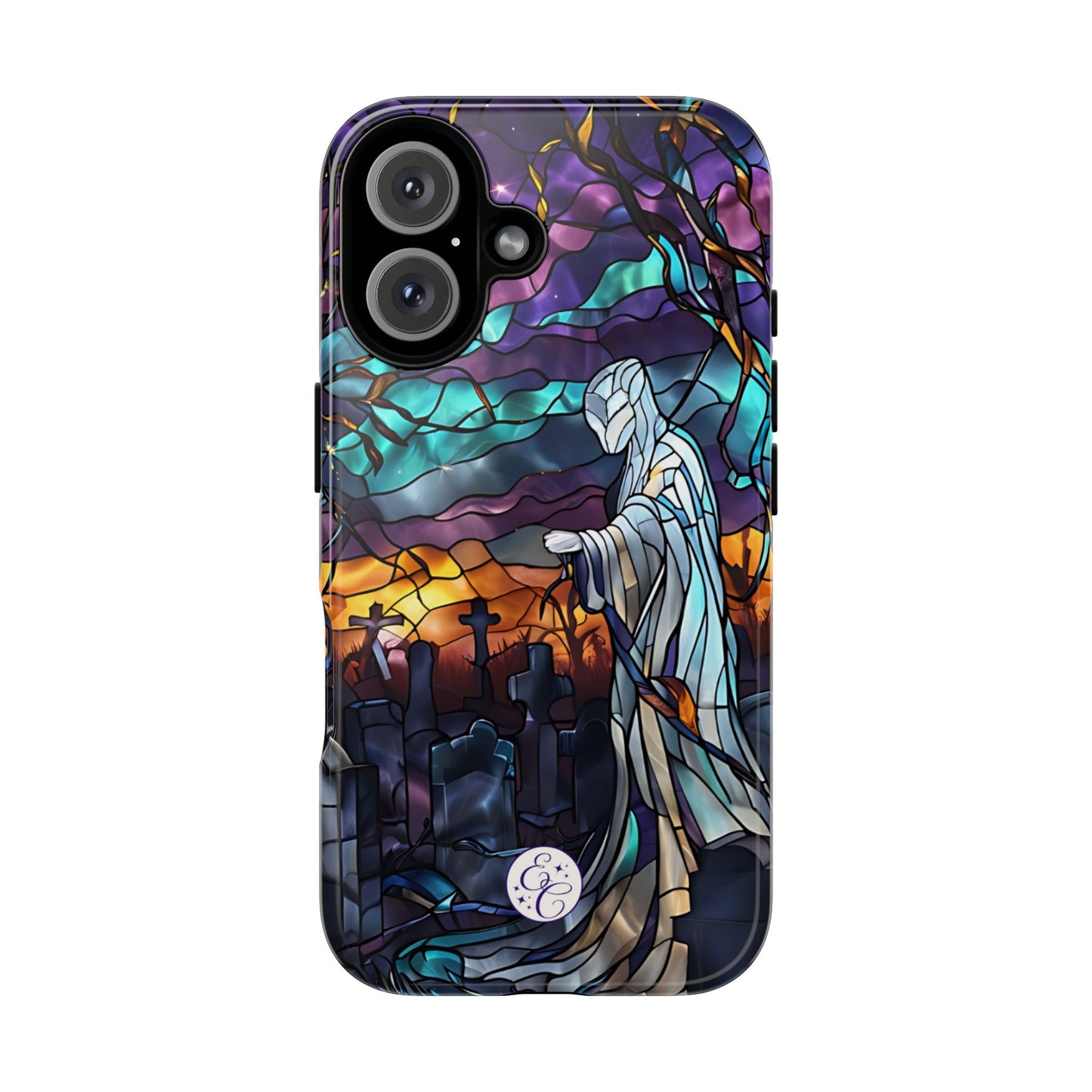 Stained Glass Ghost Tough Phone Case