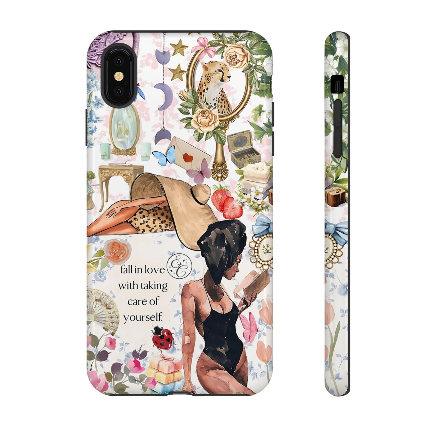 Aesthetic Coquette Collage Tough Phone Case