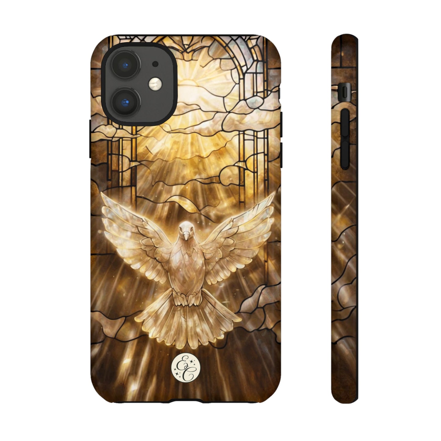 Holy Spirit Stained Glass Tough Phone Case