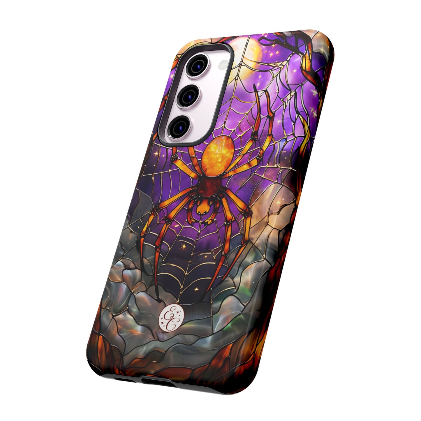 Stained Glass Spider Tough Phone Case