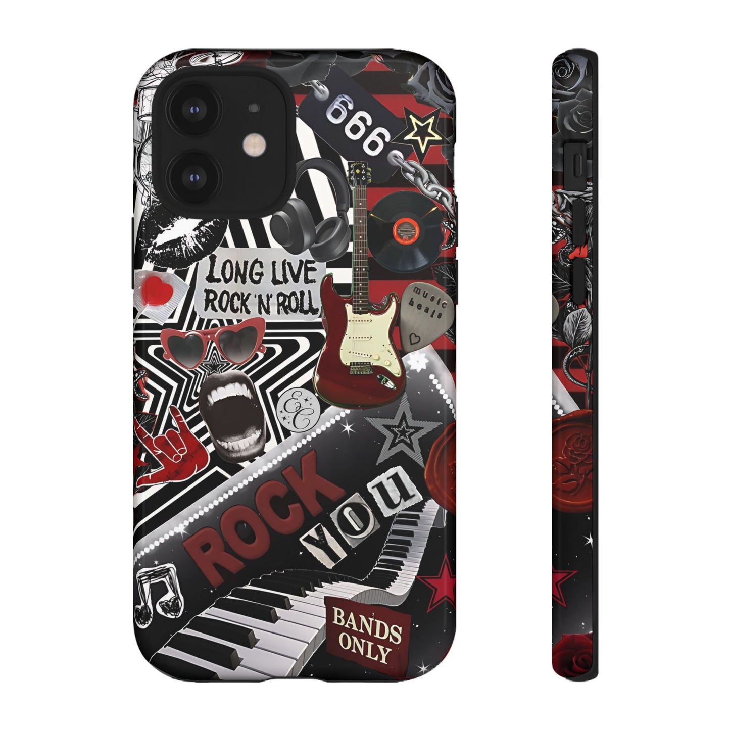 Rock and Roll Collage Tough Phone Case