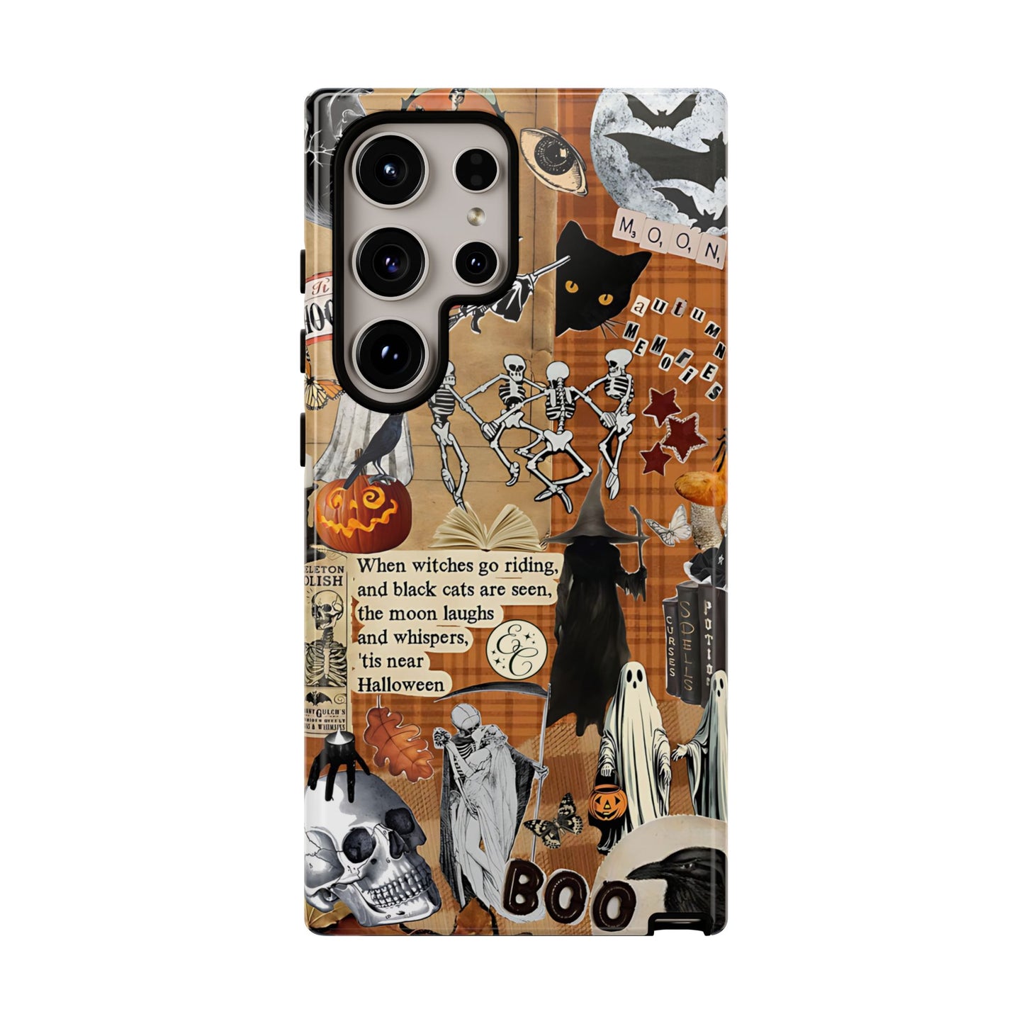Halloween Spooky Collage Tough Phone Case