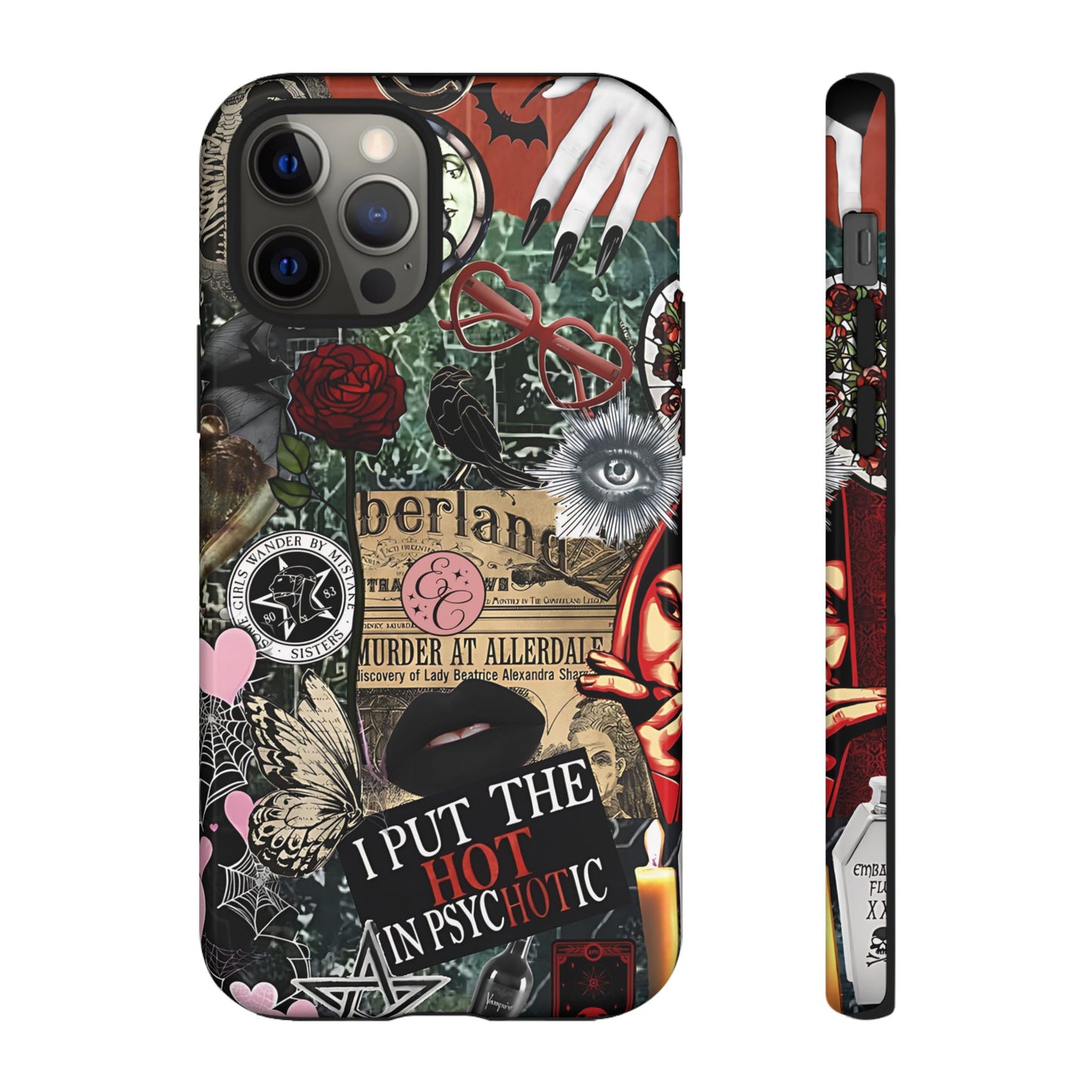 Gothic Collage Tough Phone Case
