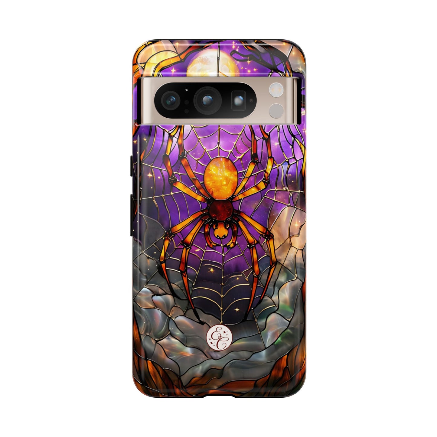 Stained Glass Spider Tough Phone Case