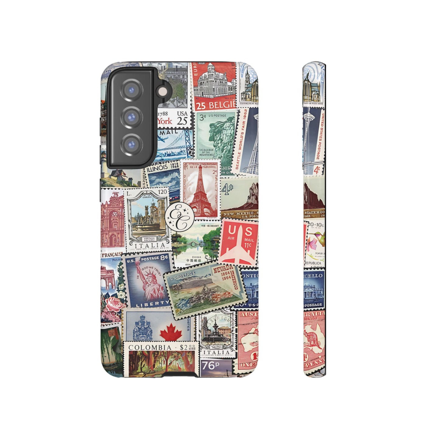 Vintage Stamp Collection Tough Phone Case