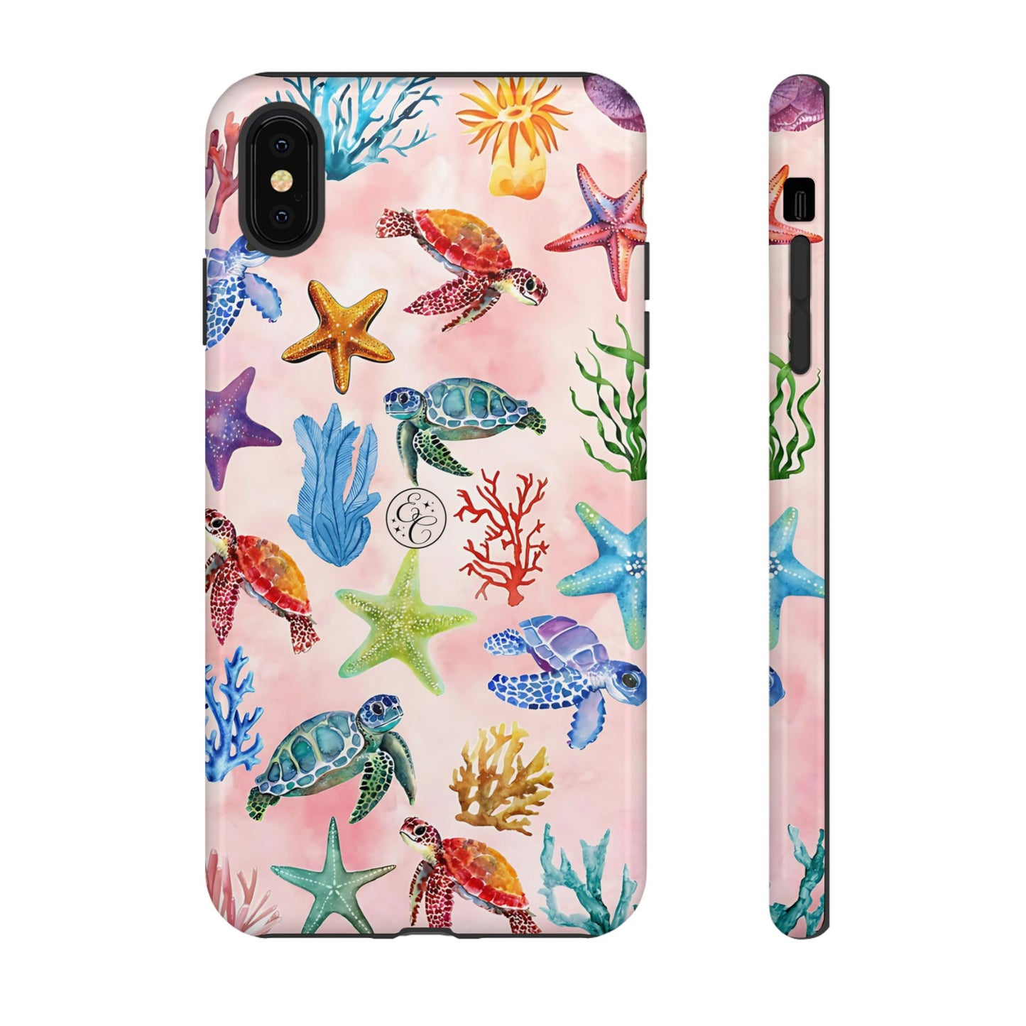 Colorful Marine Life Tough Phone Case