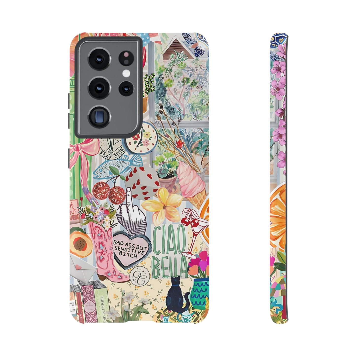 Coquette Art Collage Tough Phone Case