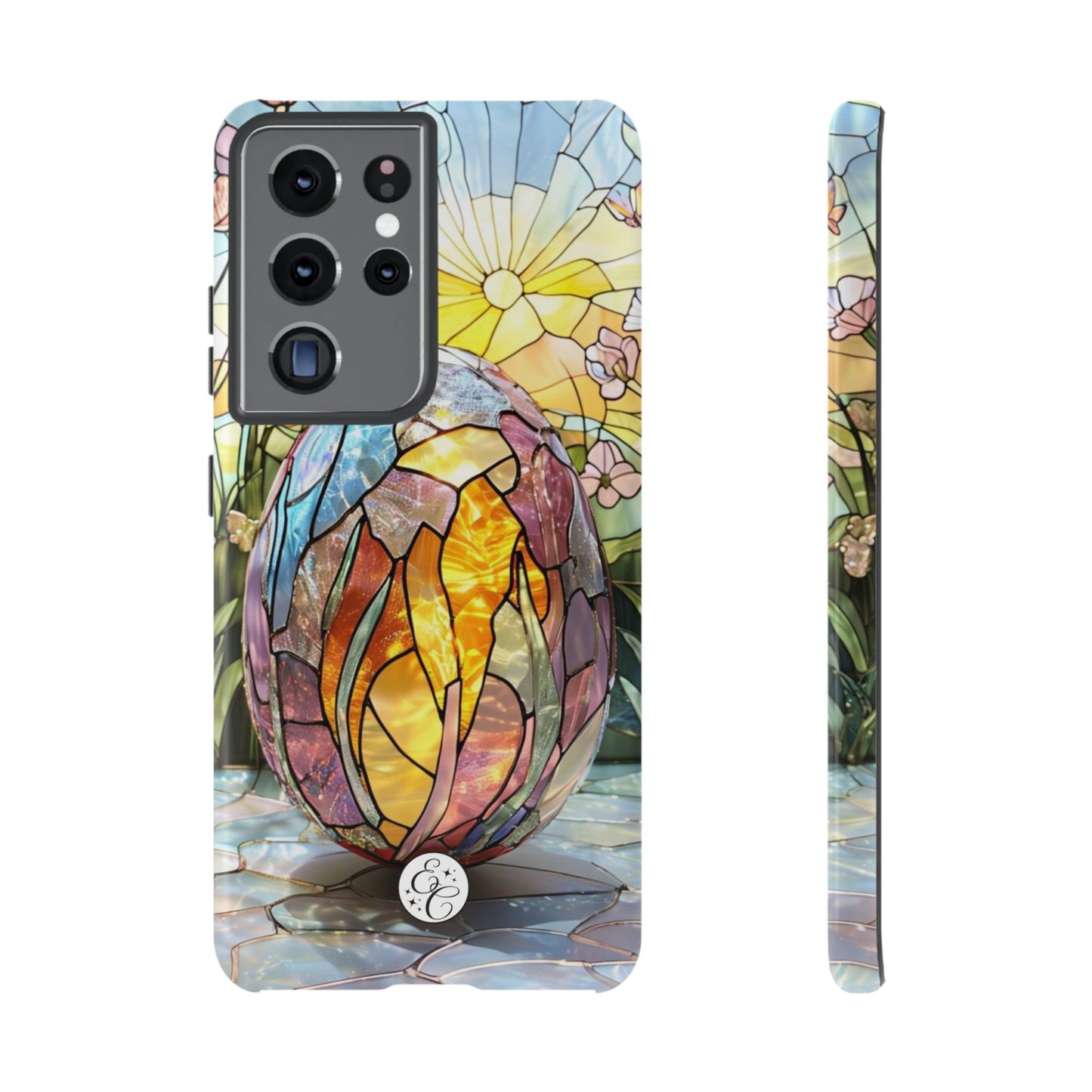 Easter Egg Stained Glass Tough Phone Case