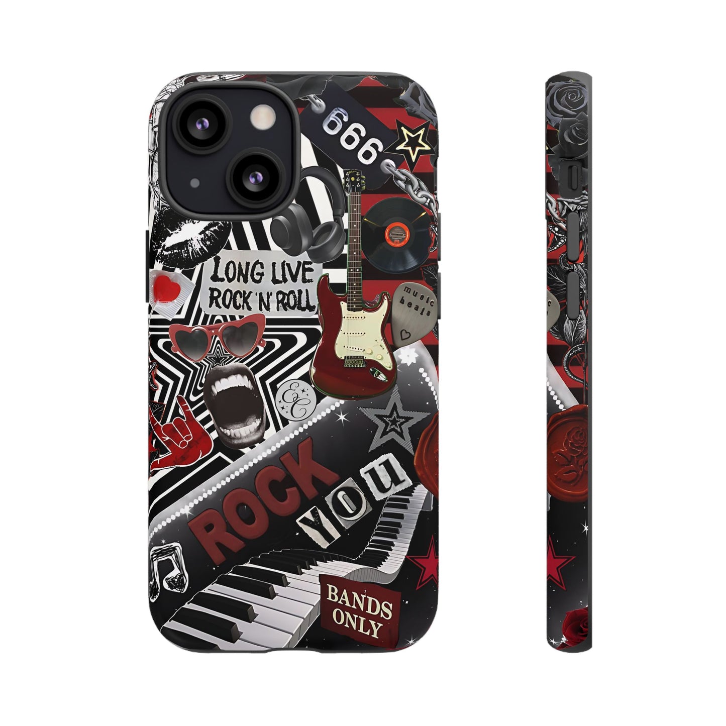 Rock and Roll Collage Tough Phone Case