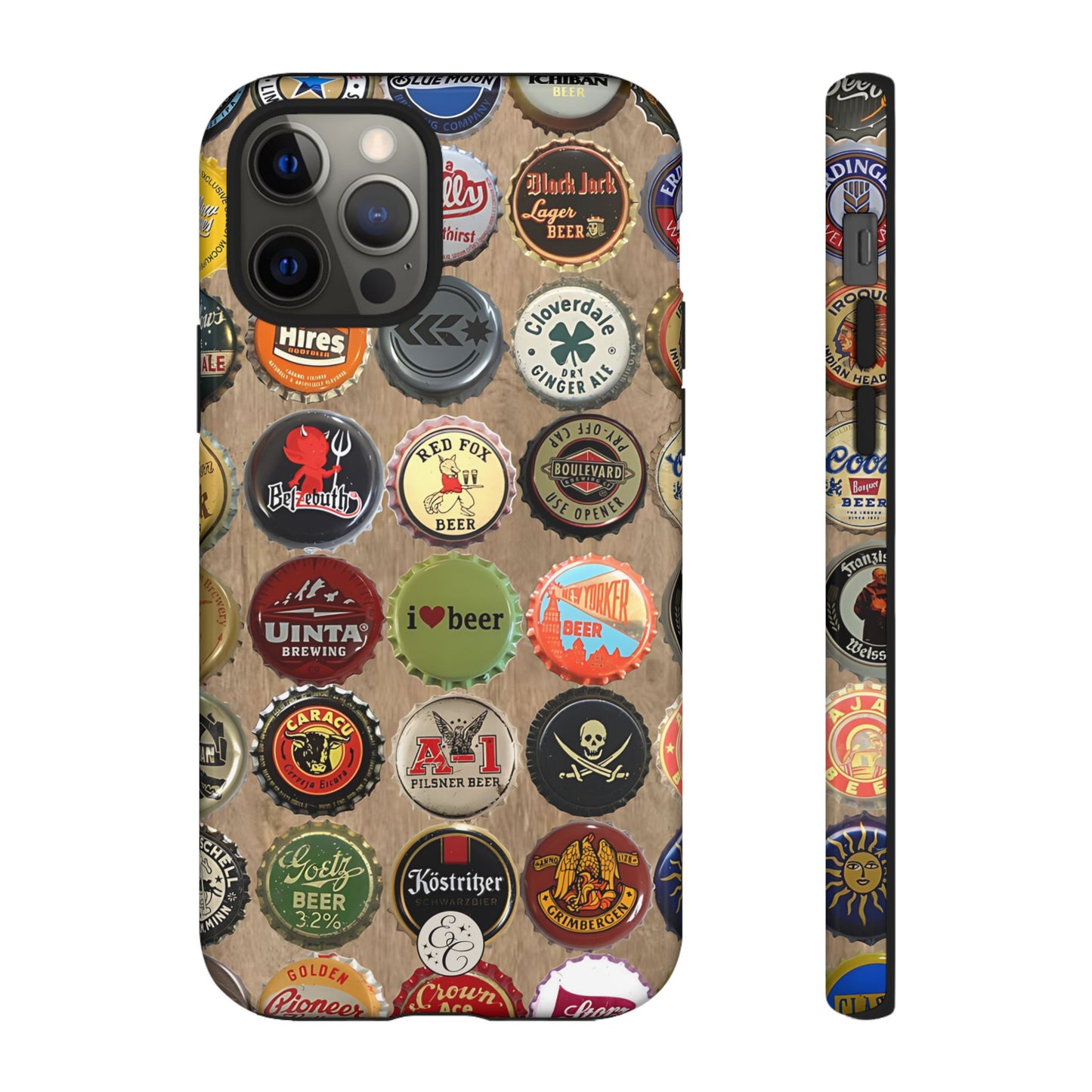 Beer Bottle Caps Tough Phone Case
