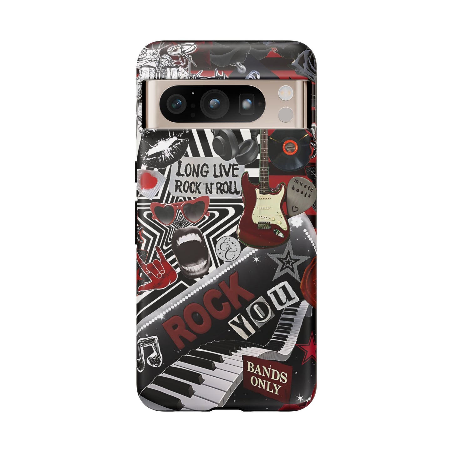 Rock and Roll Collage Tough Phone Case