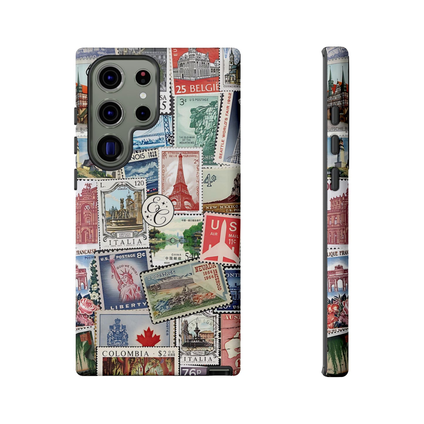 Vintage Stamp Collection Tough Phone Case
