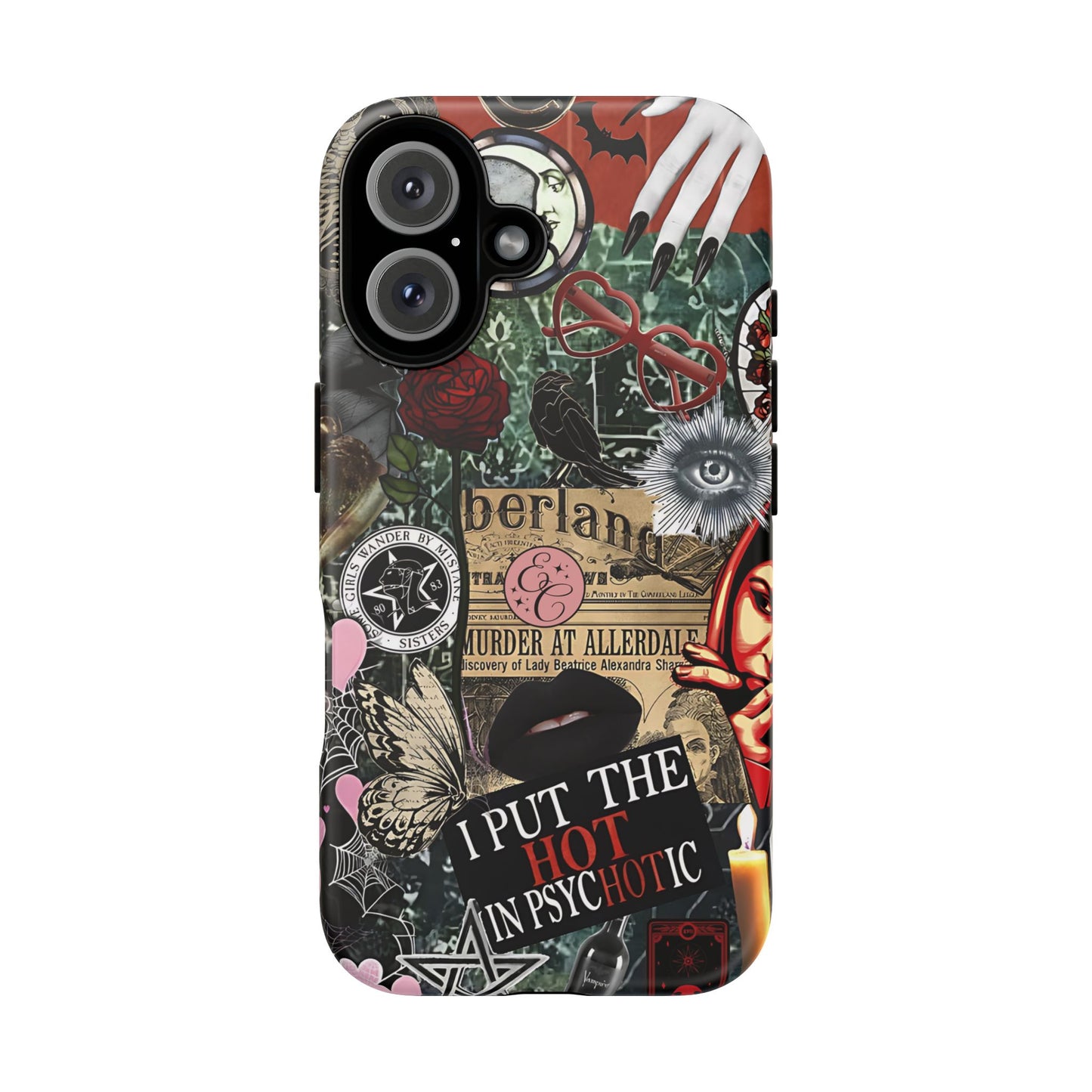 Gothic Collage Tough Phone Case