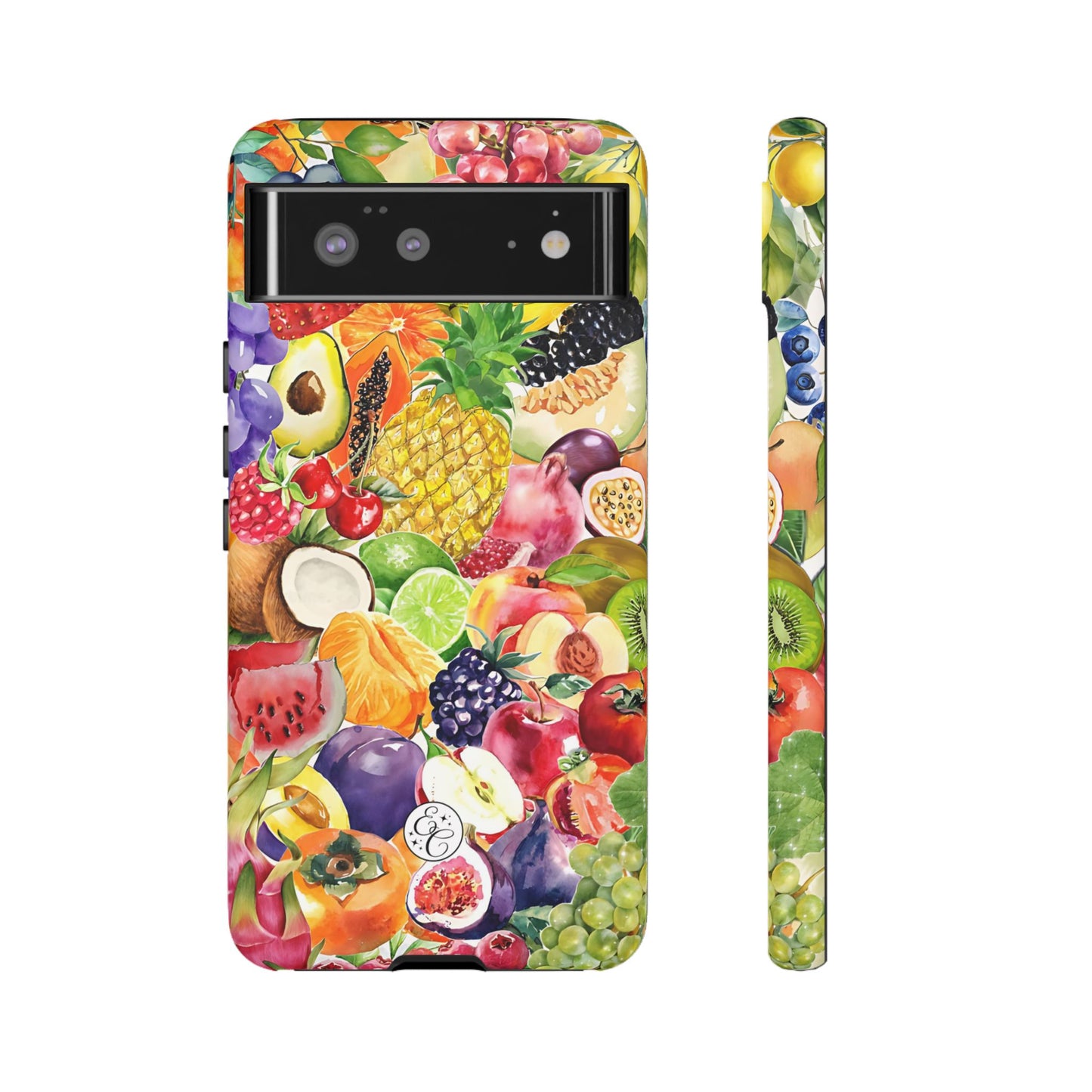 Colorful Fruits Collage Tough Phone Case