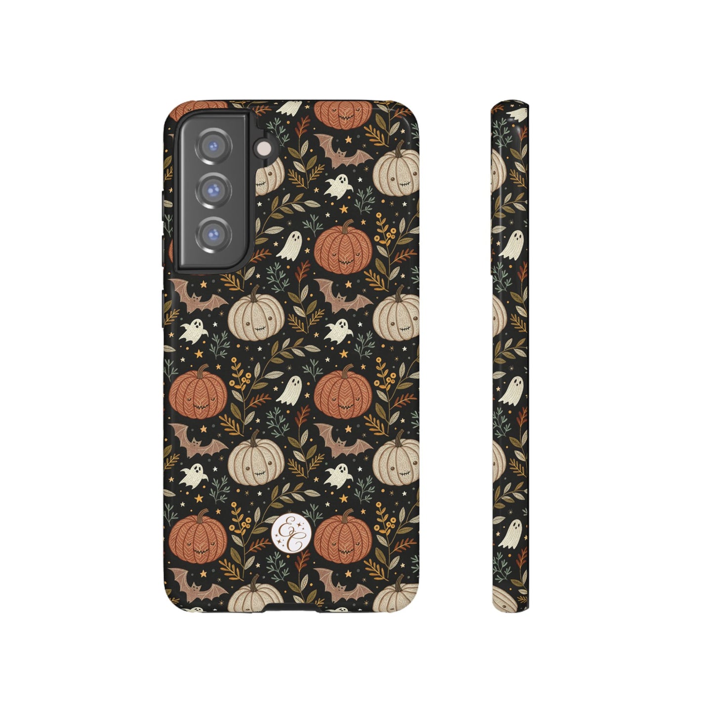 Spooky Halloween Boho Pattern Tough Phone Case