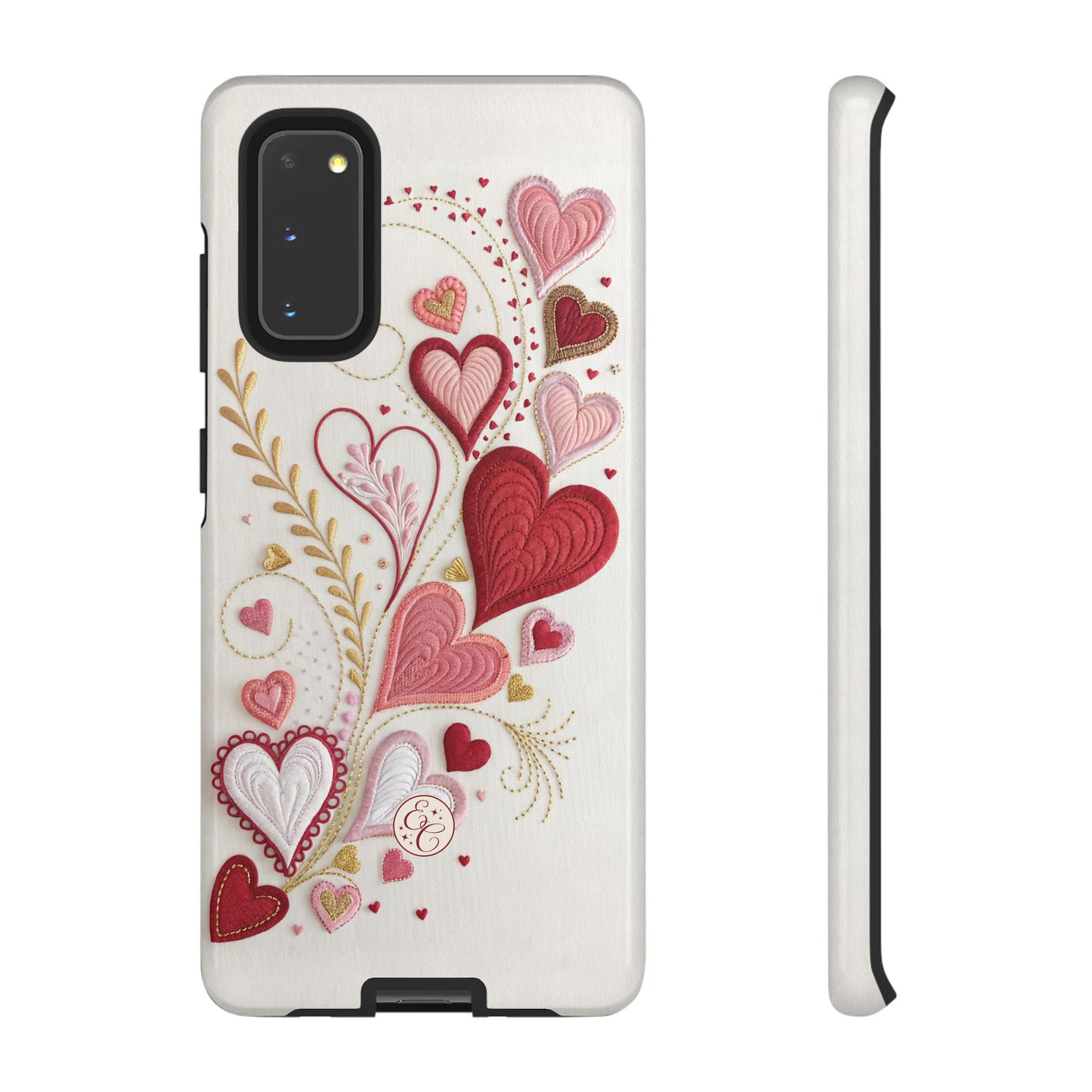 Hearts Pattern Tough Phone Case
