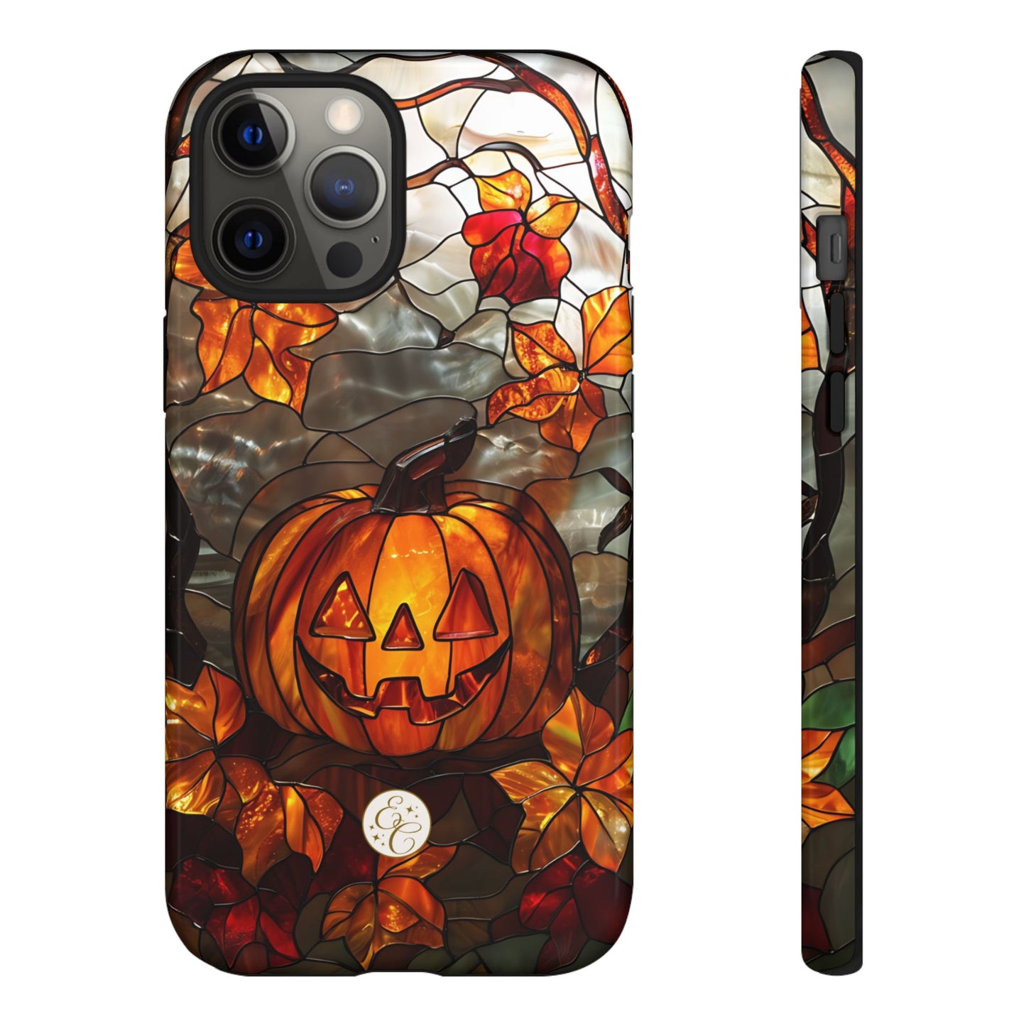 Stained Glass Pumpkin Tough Phone Case