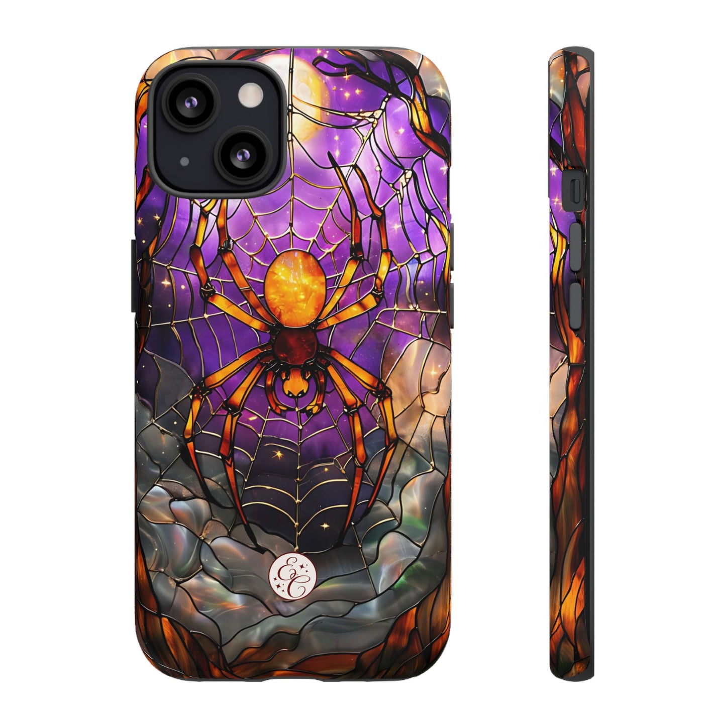Stained Glass Spider Tough Phone Case