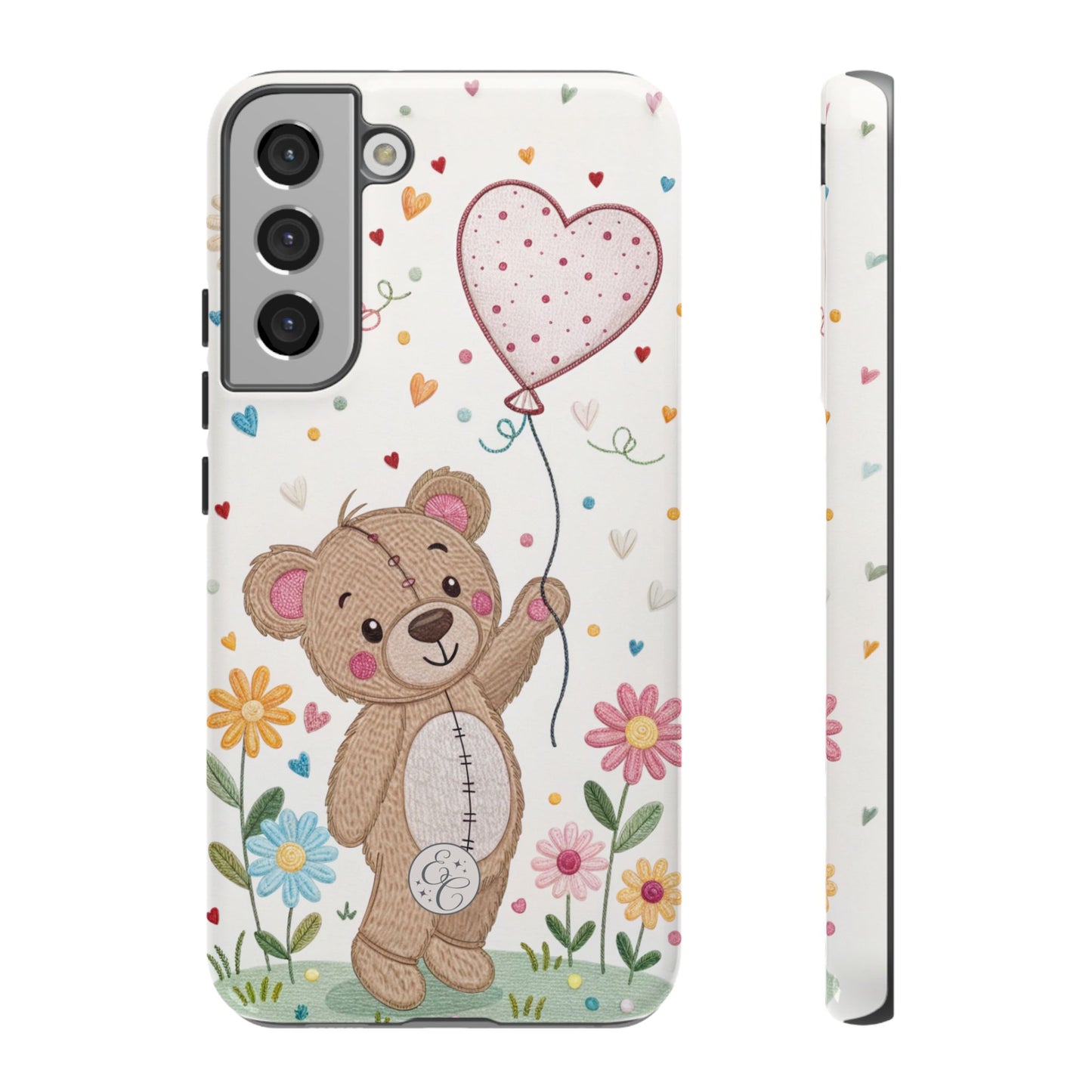 Cute Teddy Bear Tough Phone Case