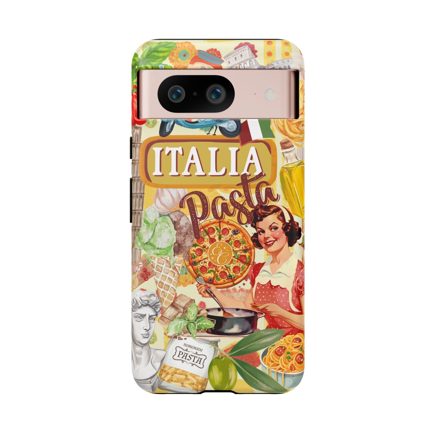 Italian Cuisine Collage Tough Phone Case