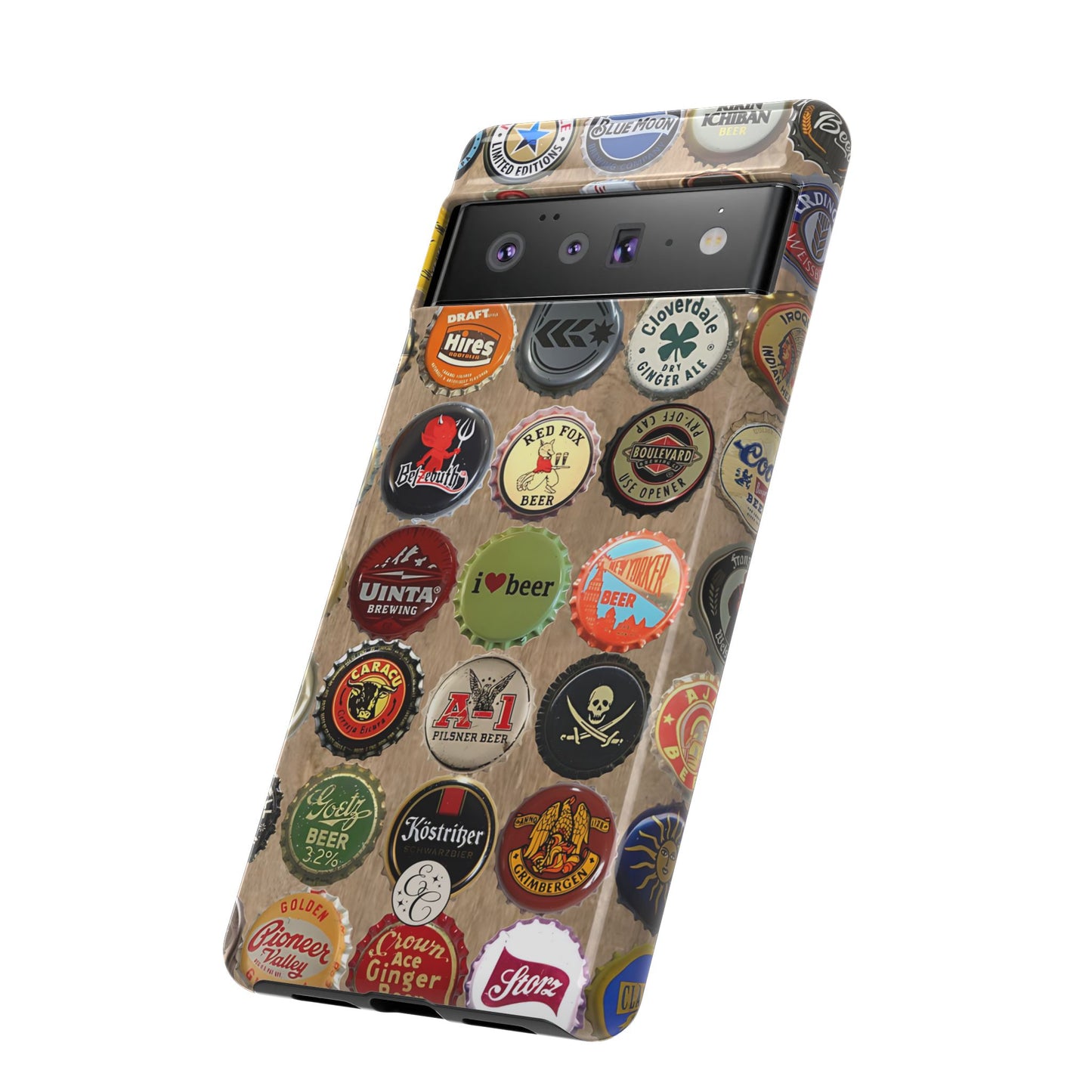 Beer Bottle Caps Tough Phone Case