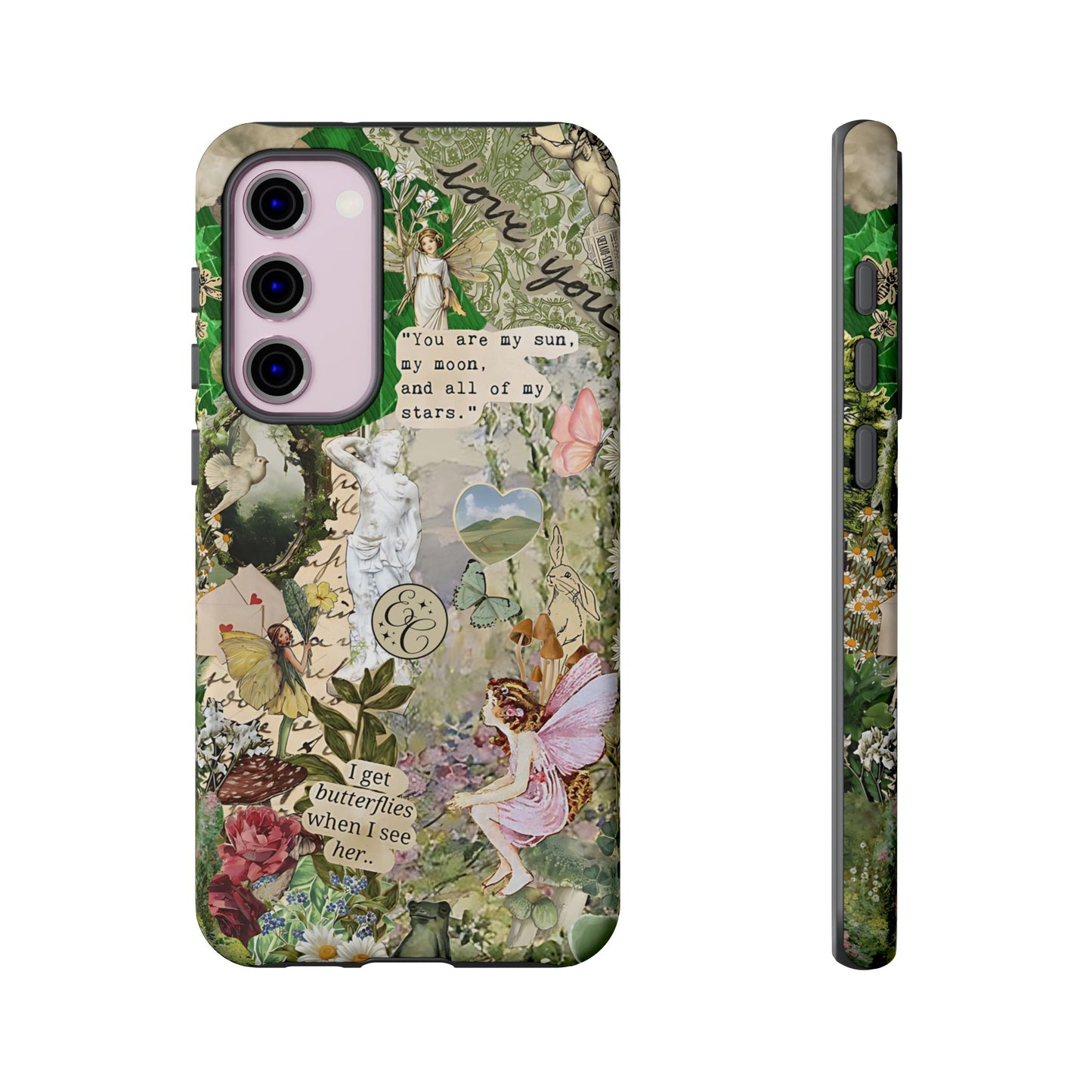 Vintage Botanical Collage Tough Phone Case