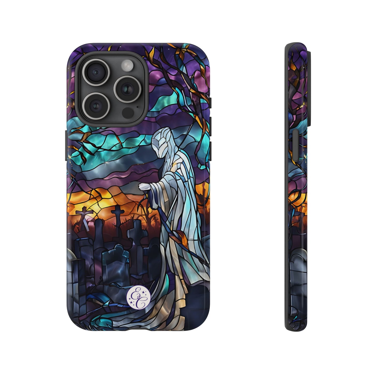 Stained Glass Ghost Tough Phone Case