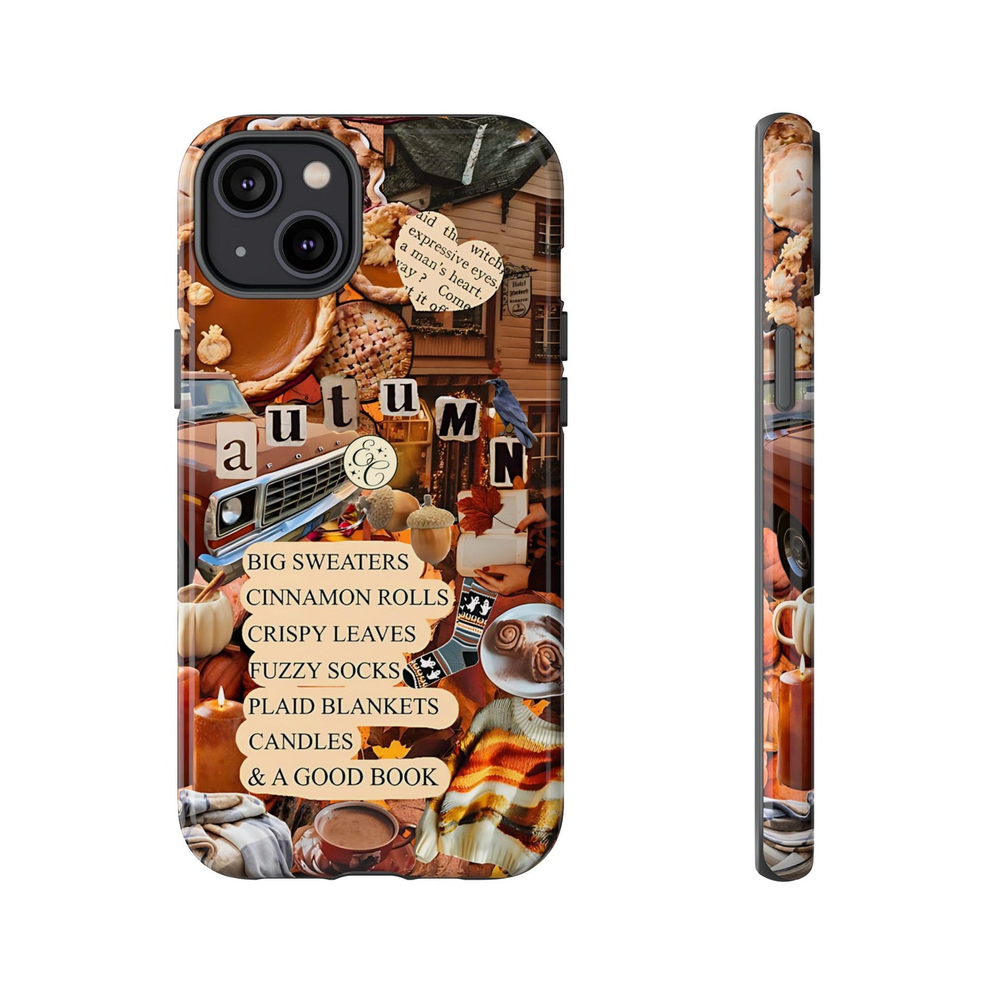 Autumn Aesthetic Collage Tough Phone Case
