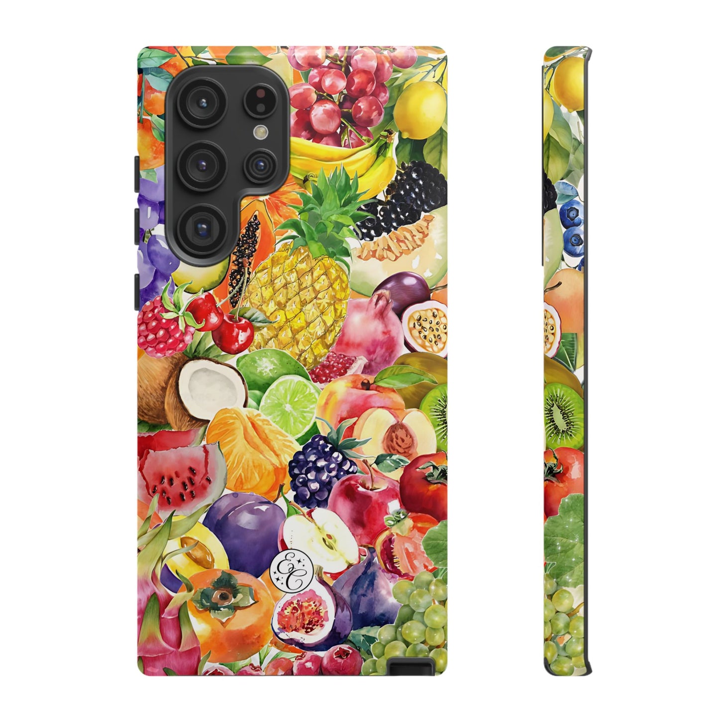 Colorful Fruits Collage Tough Phone Case