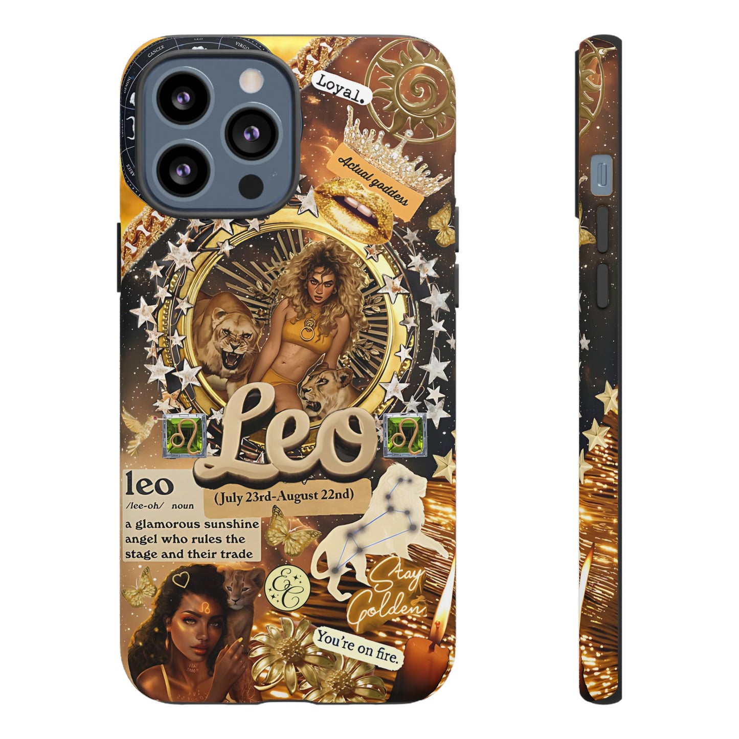 Leo Zodiac Sign Tough Phone Case