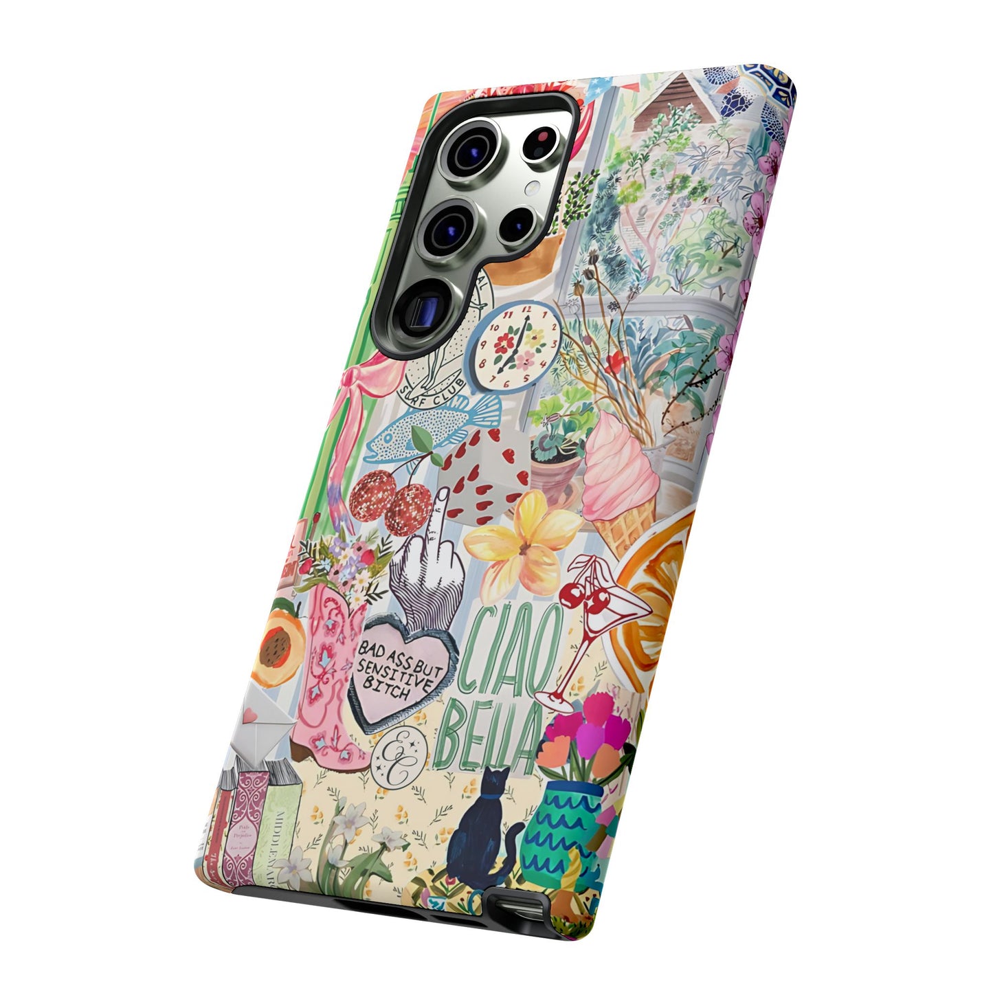 Coquette Art Collage Tough Phone Case