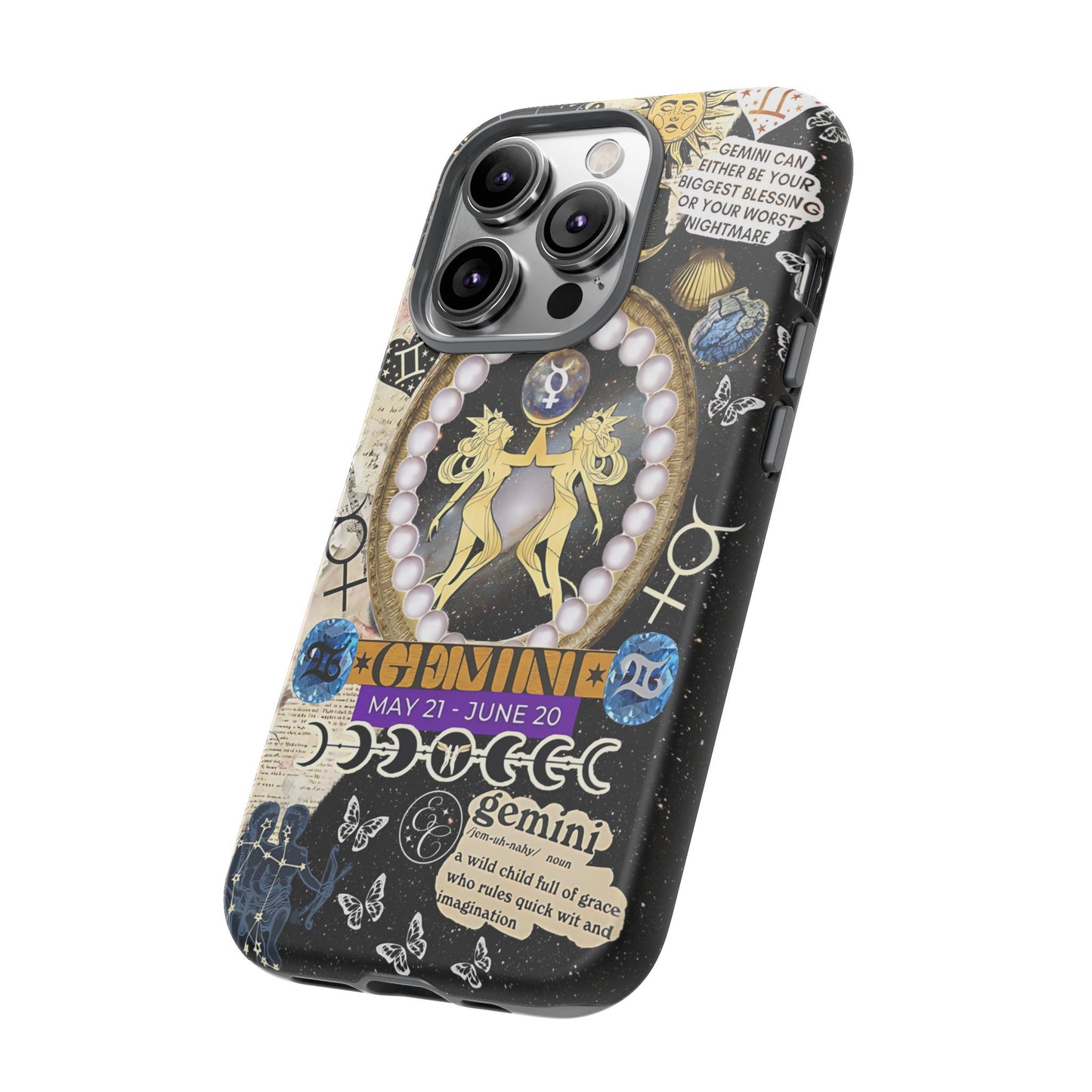 Gemini Zodiac Sign Tough Phone Case