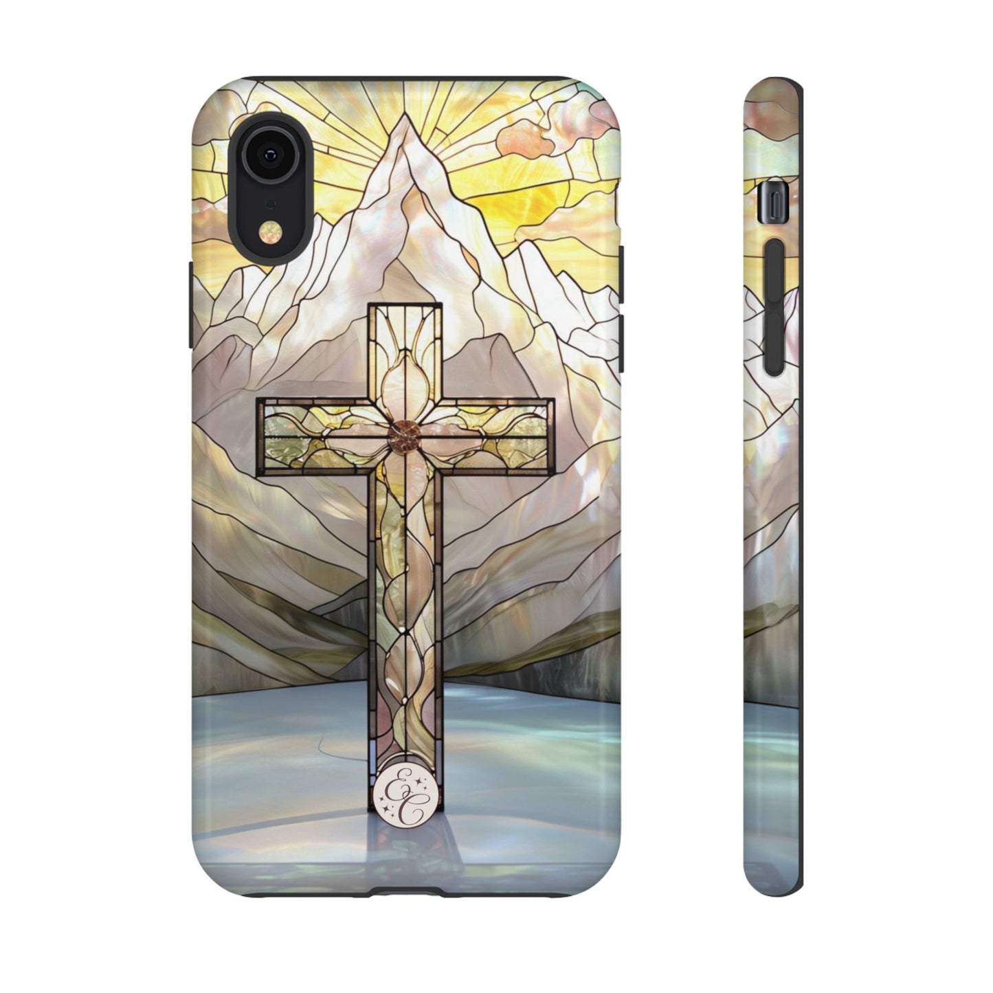 Stained Glass Cross Tough Phone Case
