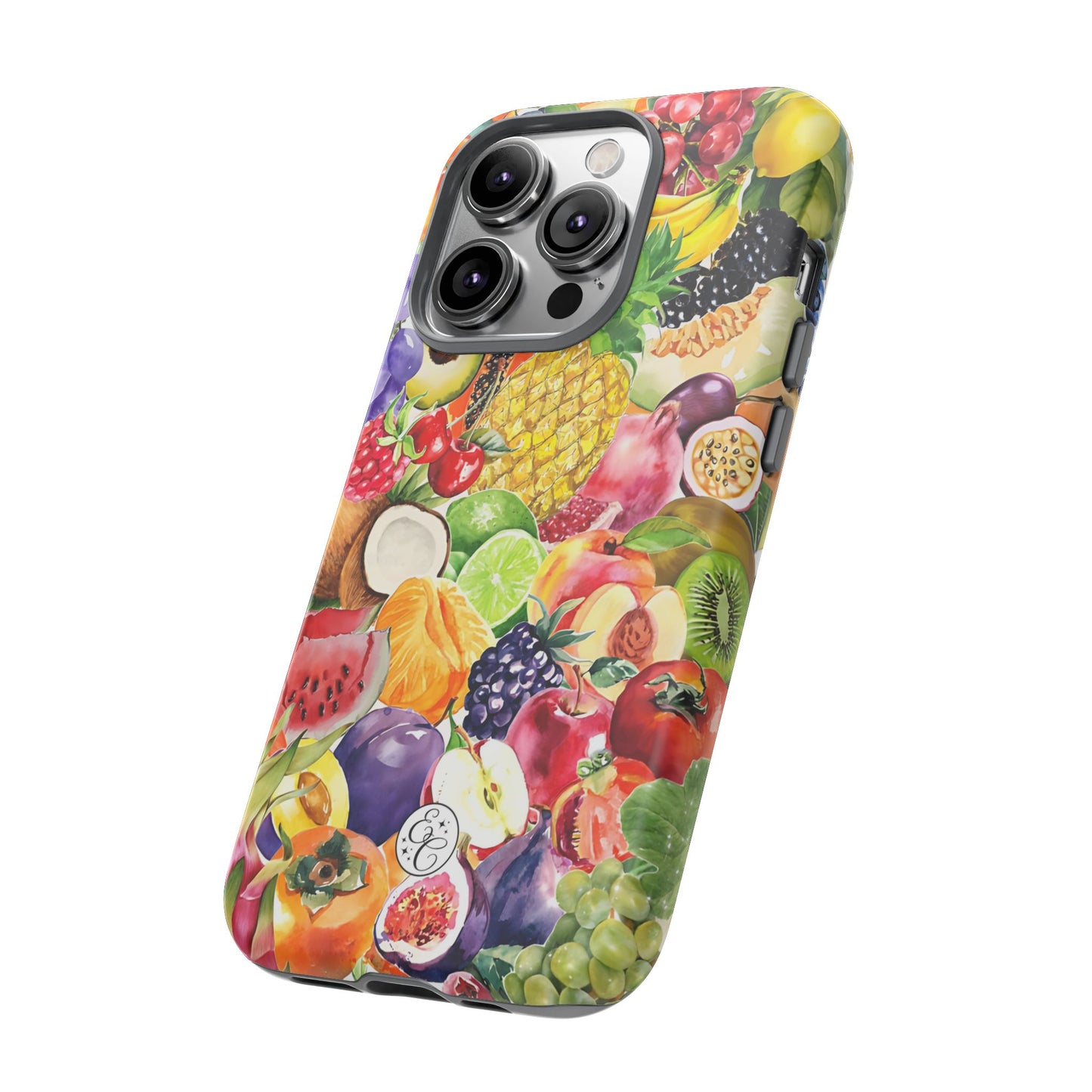 Colorful Fruits Collage Tough Phone Case