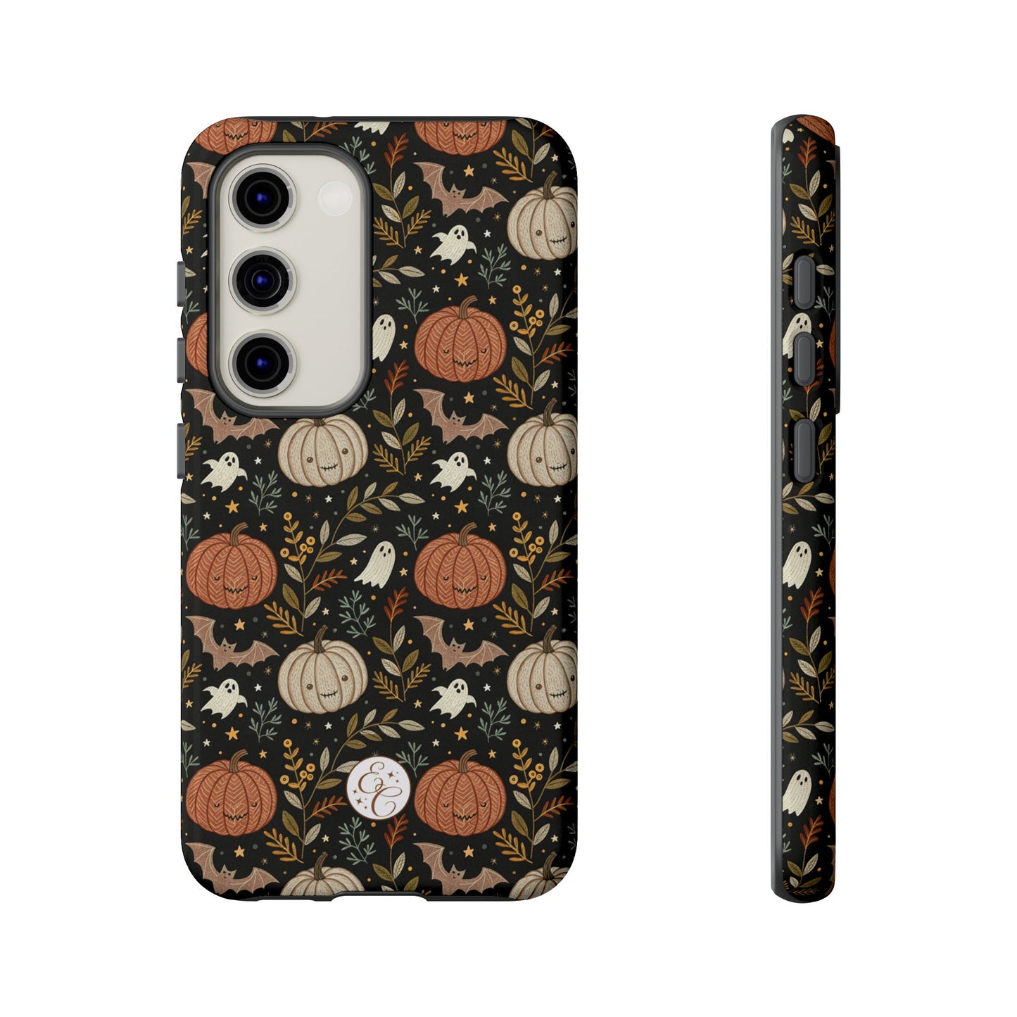 Spooky Halloween Boho Pattern Tough Phone Case