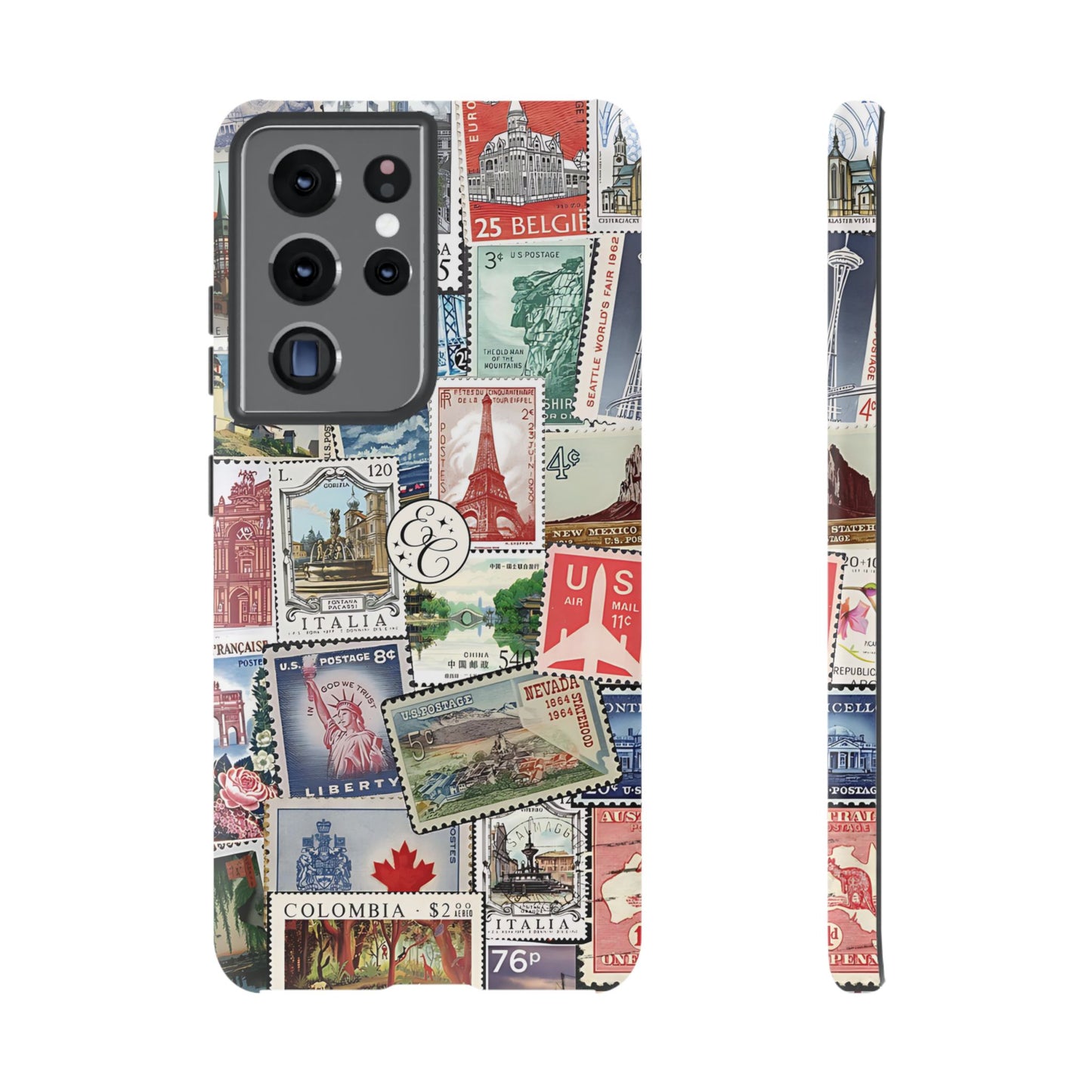 Vintage Stamp Collection Tough Phone Case