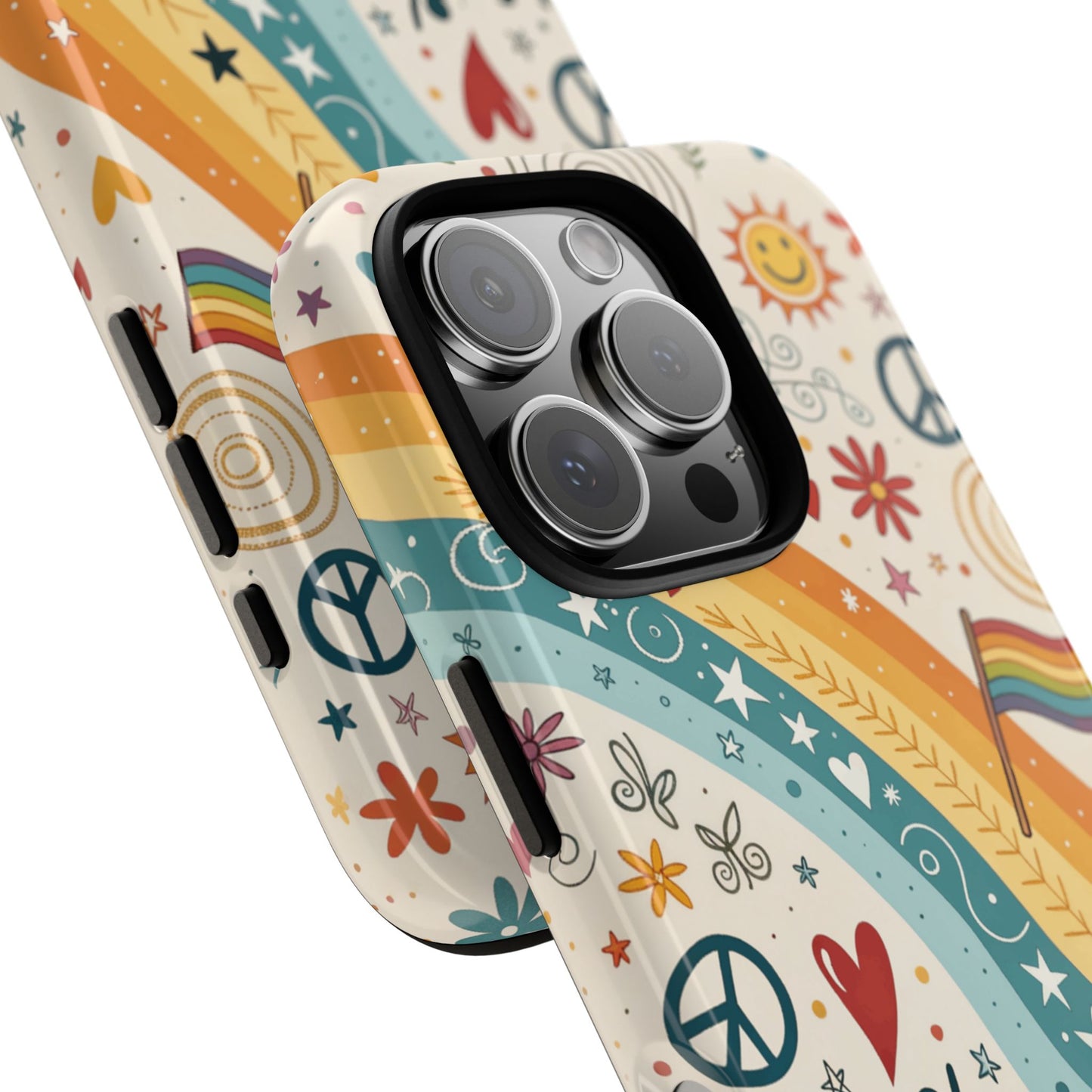 LGTBQ+ Pride Boho Doodle Tough Phone Case