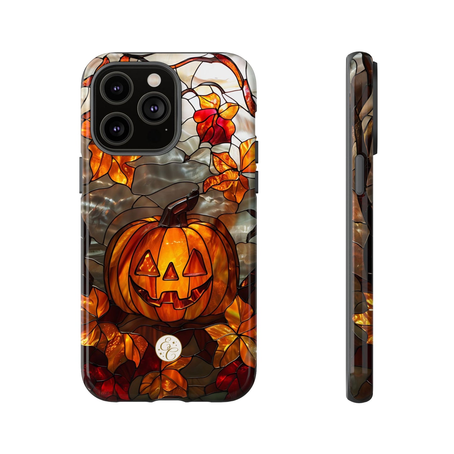 Stained Glass Pumpkin Tough Phone Case