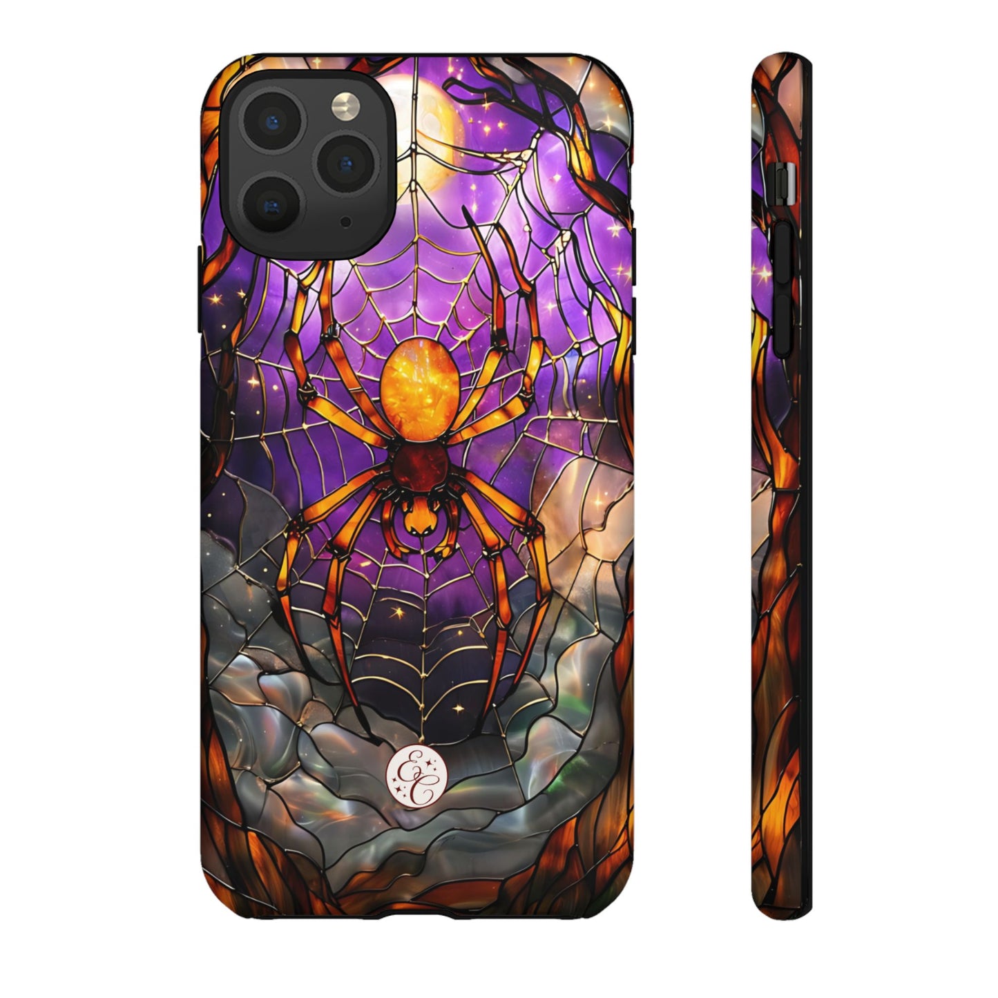 Stained Glass Spider Tough Phone Case