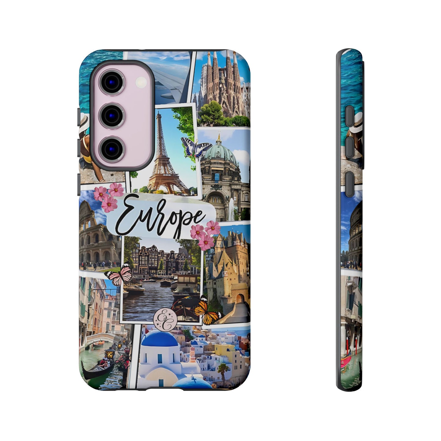 Europe Travel Collage Tough Phone Case