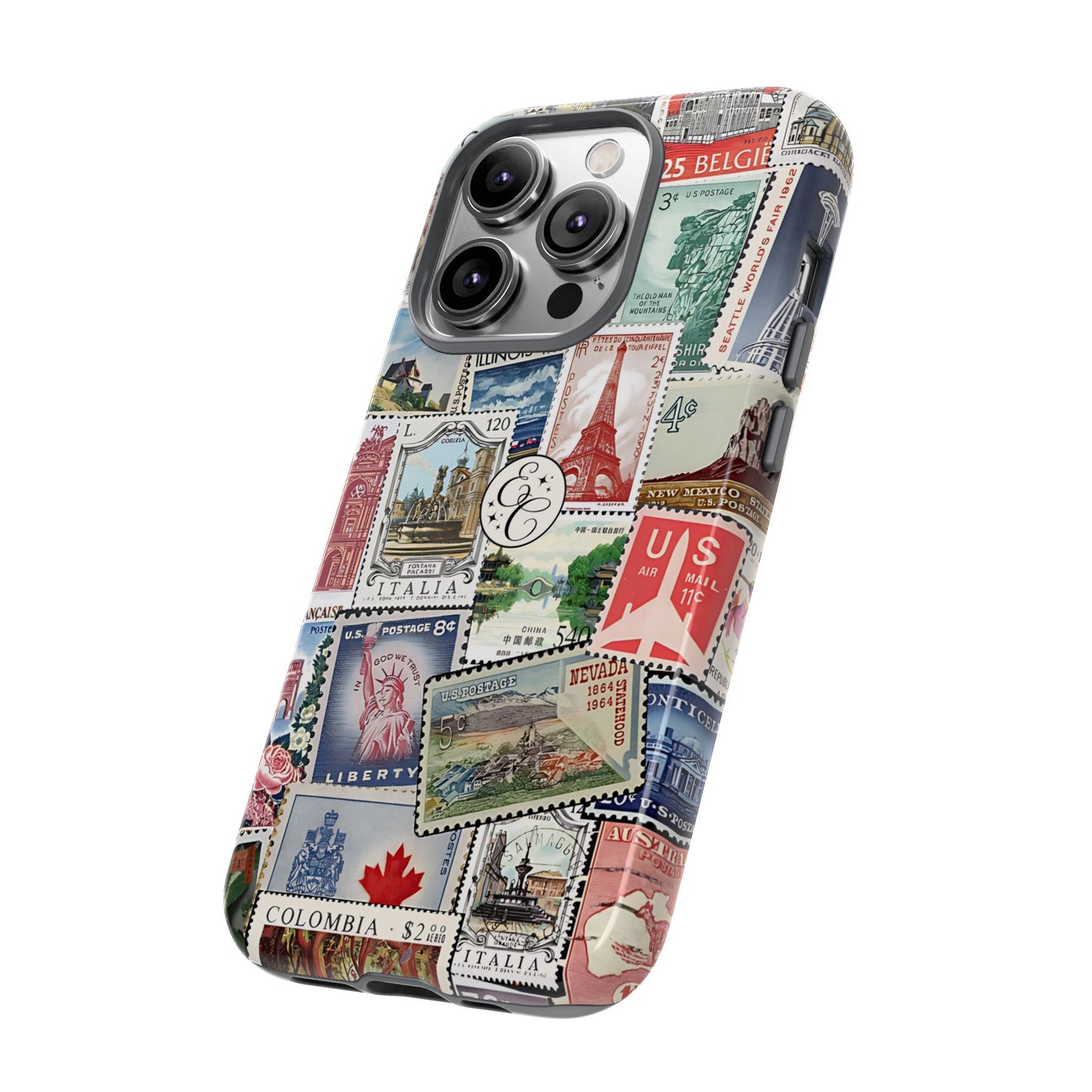Vintage Stamp Collection Tough Phone Case