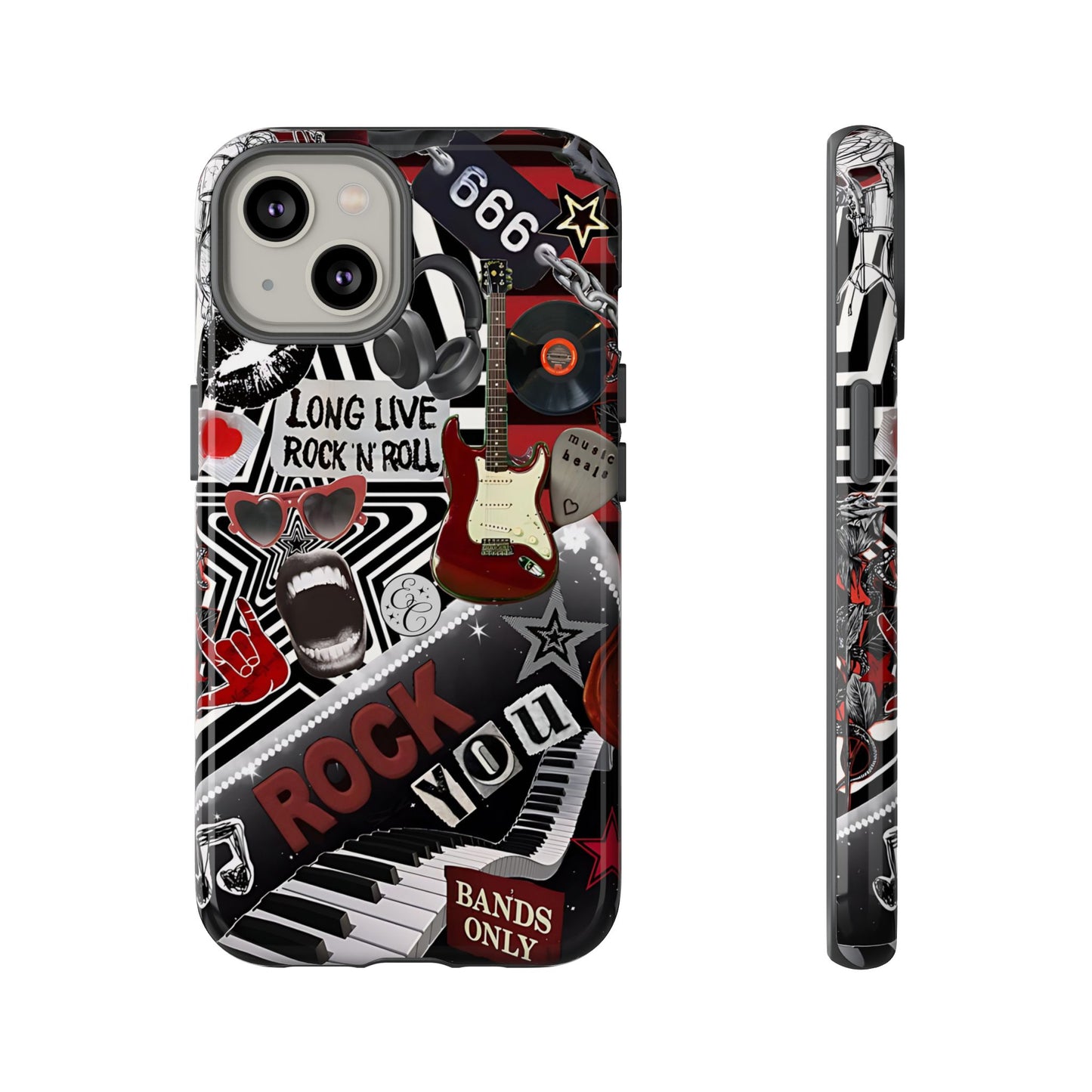 Rock and Roll Collage Tough Phone Case